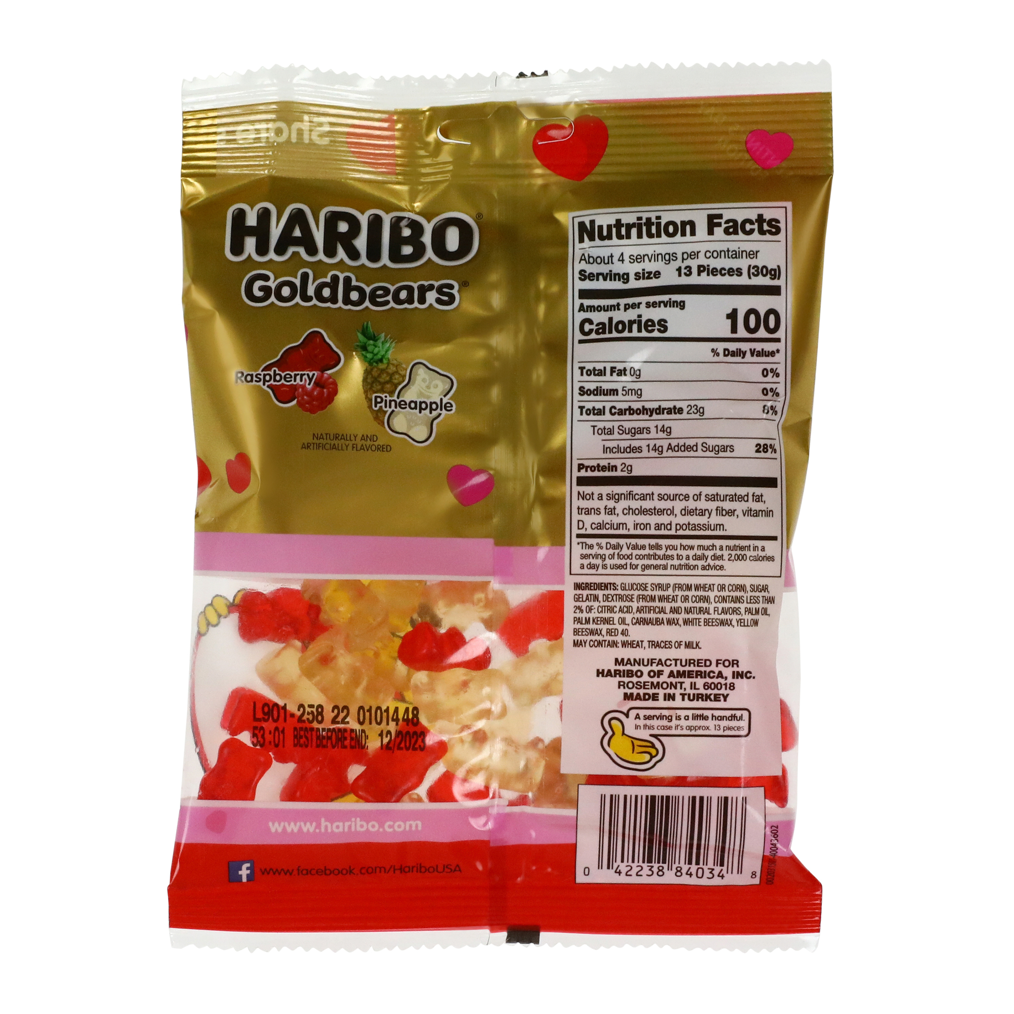 Haribo® Goldbears® Valentine Gummi Candy 4oz