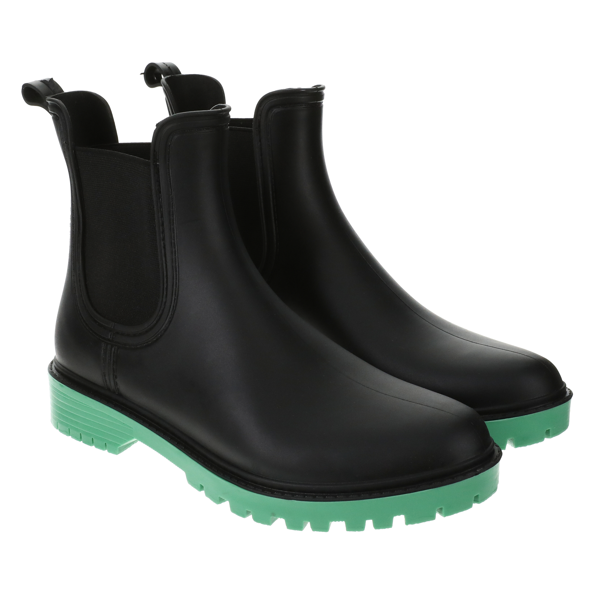 Ladies Black Ankle Rain Boots