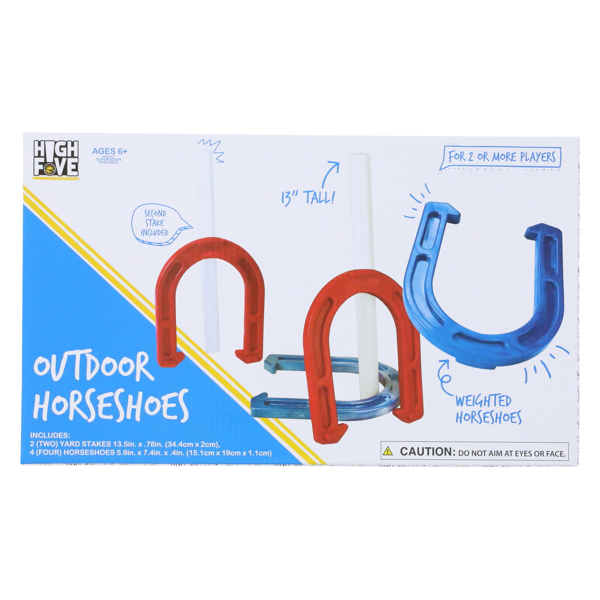 High Five® Horseshoes Outdoor Game Set