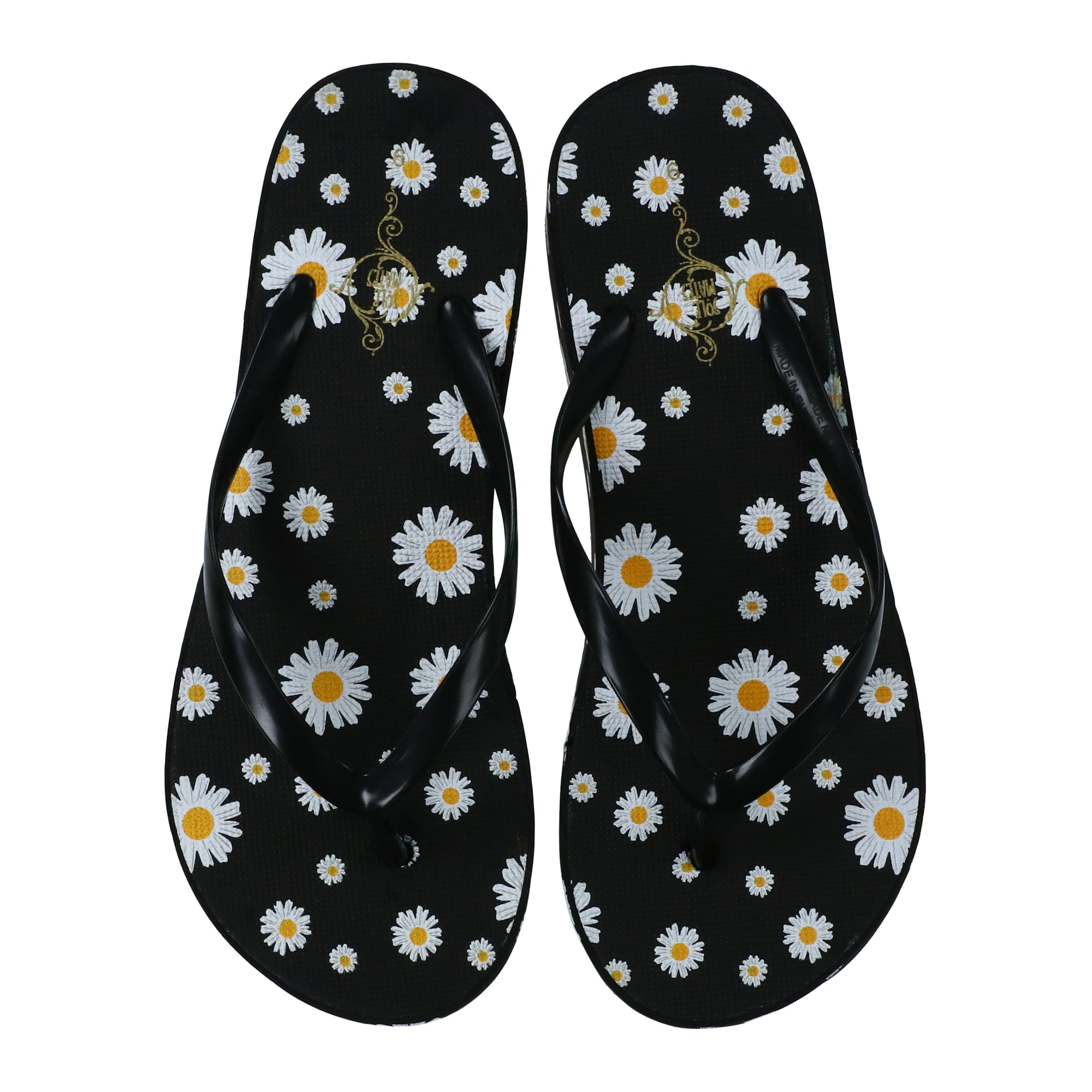Ladies Platform Wedge Flip Flops
