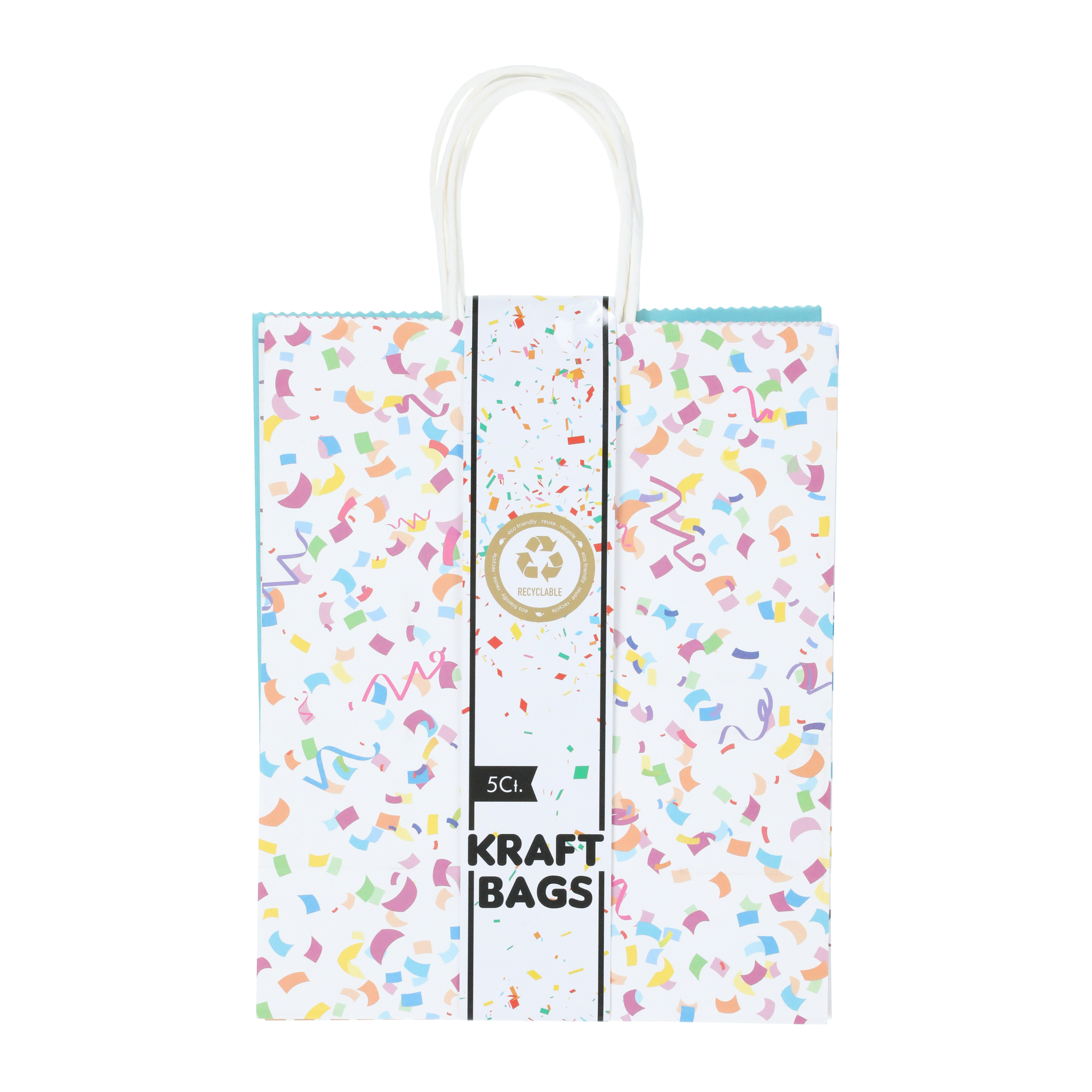 5-Pack Kraft Party Gift Bags