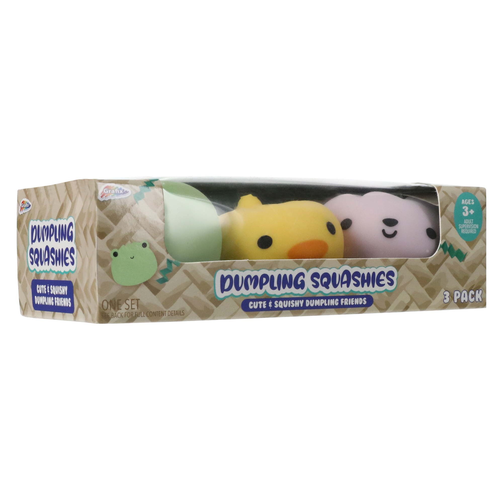 Squishy Dumpling Stress Balls 3-Pack