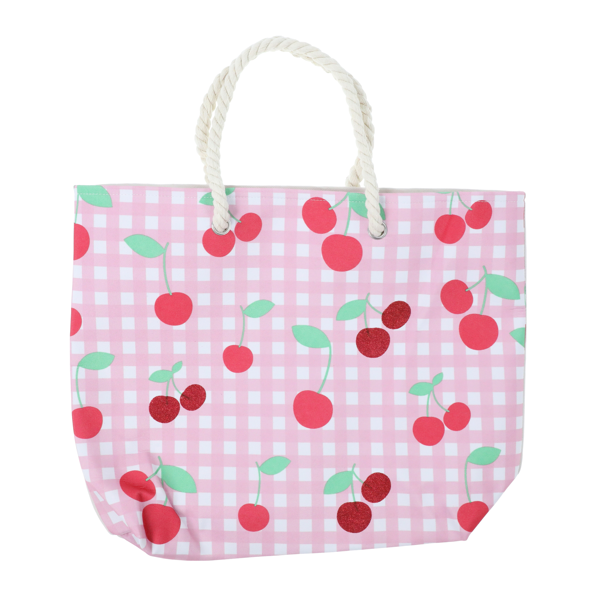 Printed Tote Bag With Rope Handles 20.8in x 15.5in
