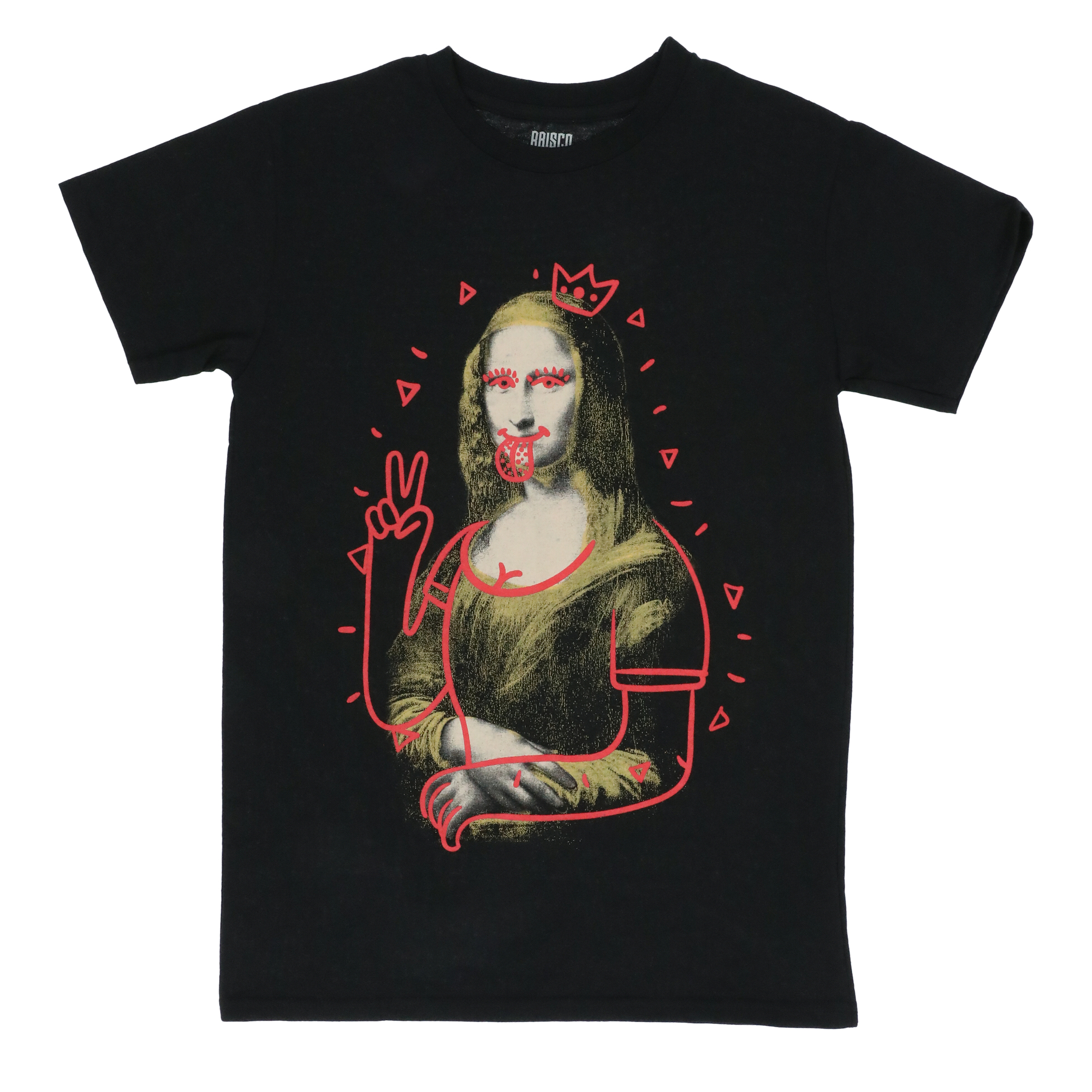 Mona Lisa Graffiti Graphic Tee