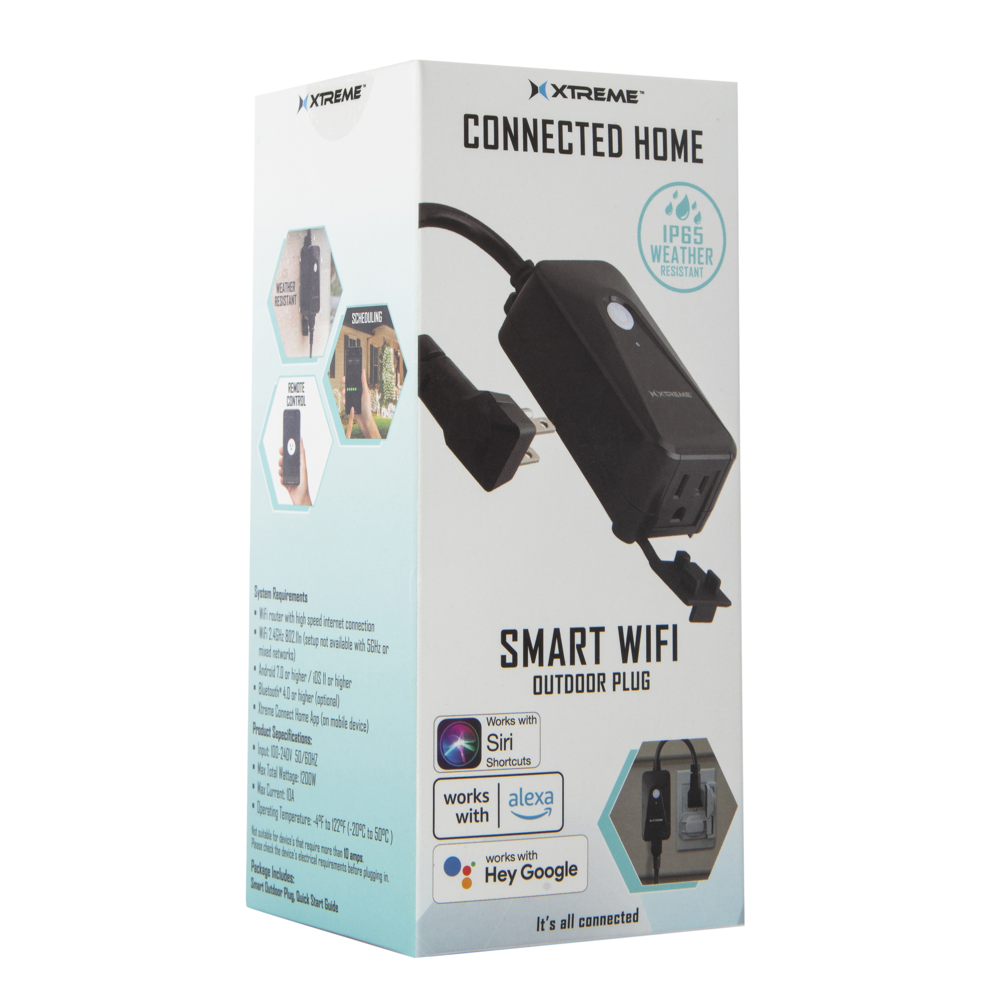 Weather-Resistant Smart Wifi Outdoor Plug