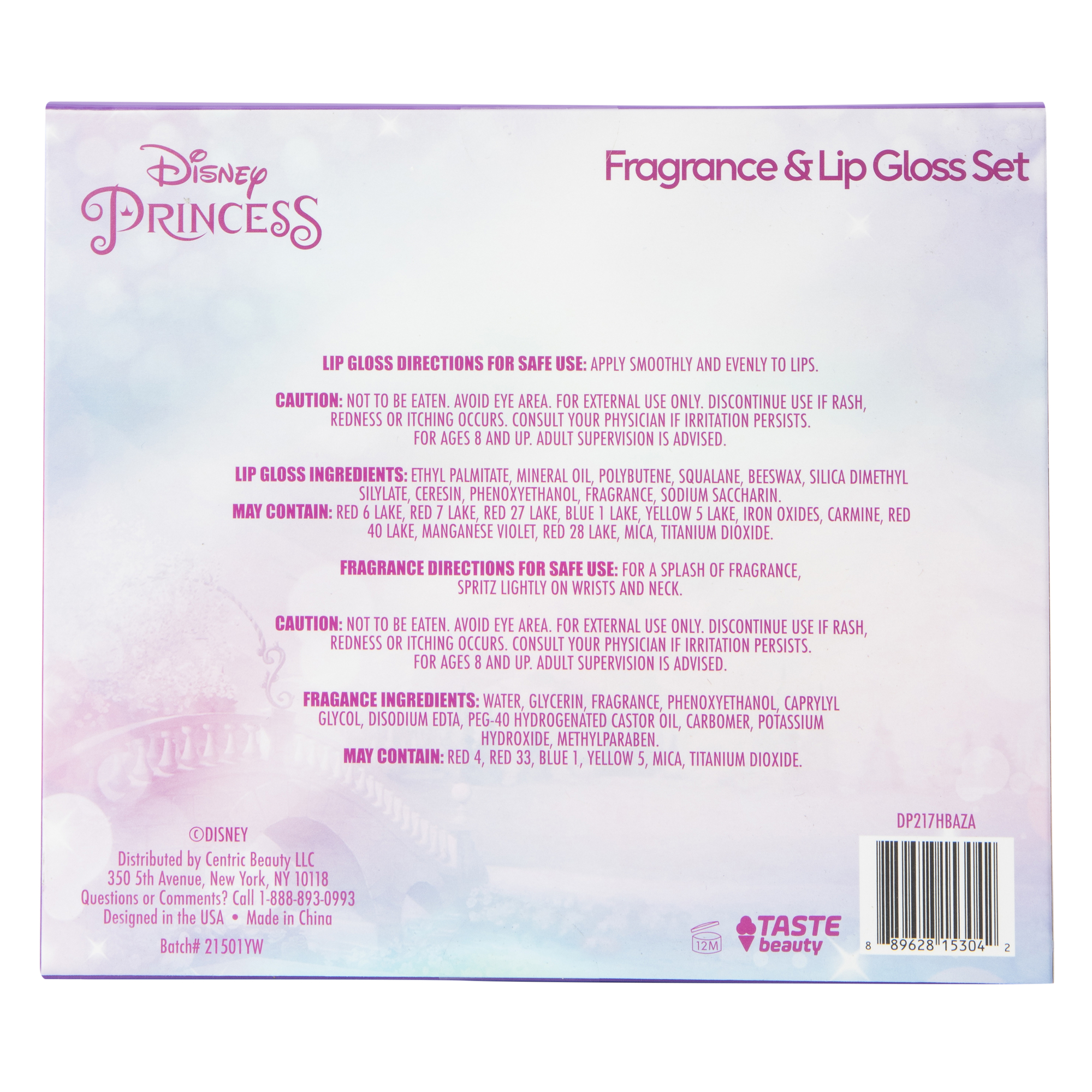 Disney Princess Beauty Set 2-Pack