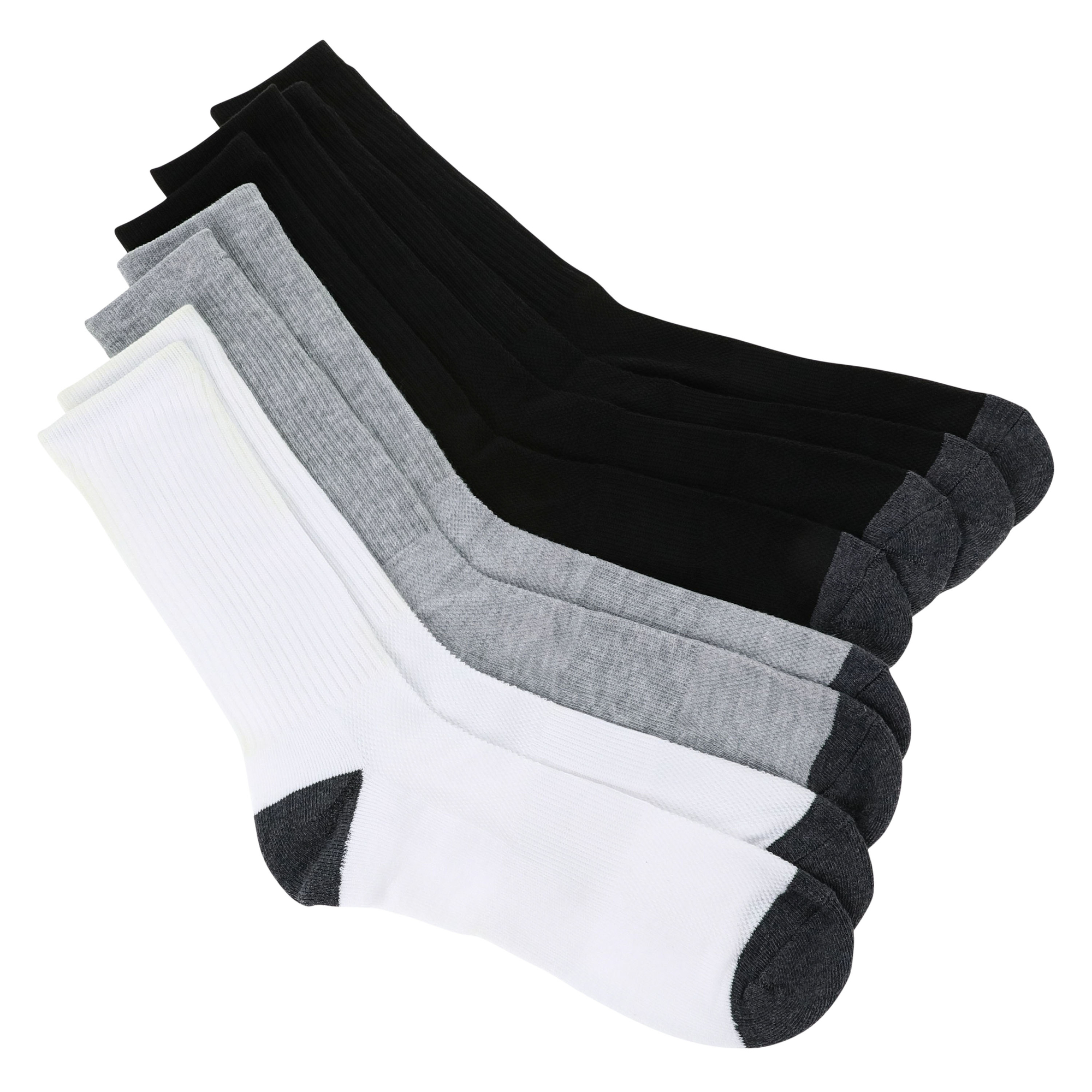 Series-8 Fitness™ Mens Performance Crew Socks -Pack