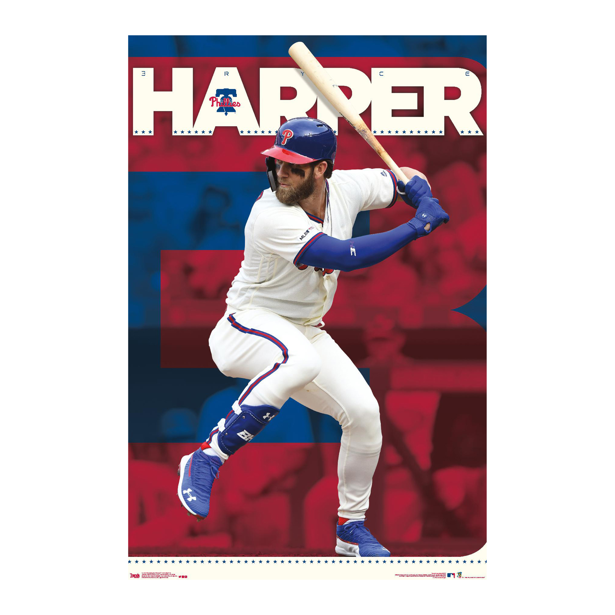 Philadelphia Phillies® Bryce Harper Poster 34in x 22.375in