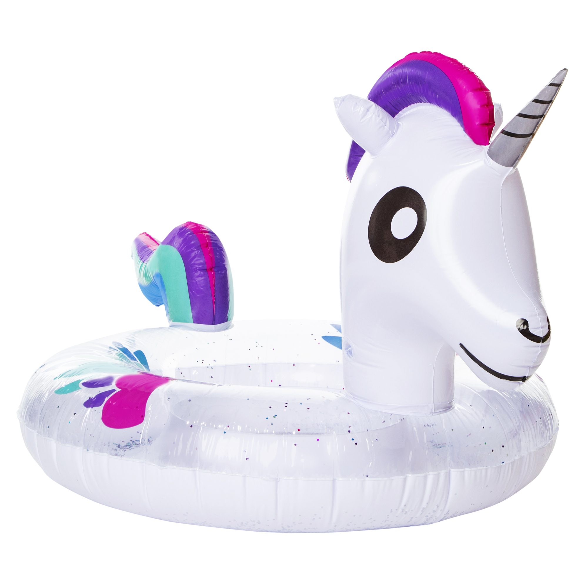 Unicorn Glitter inner Tube Pool Float 34.5in