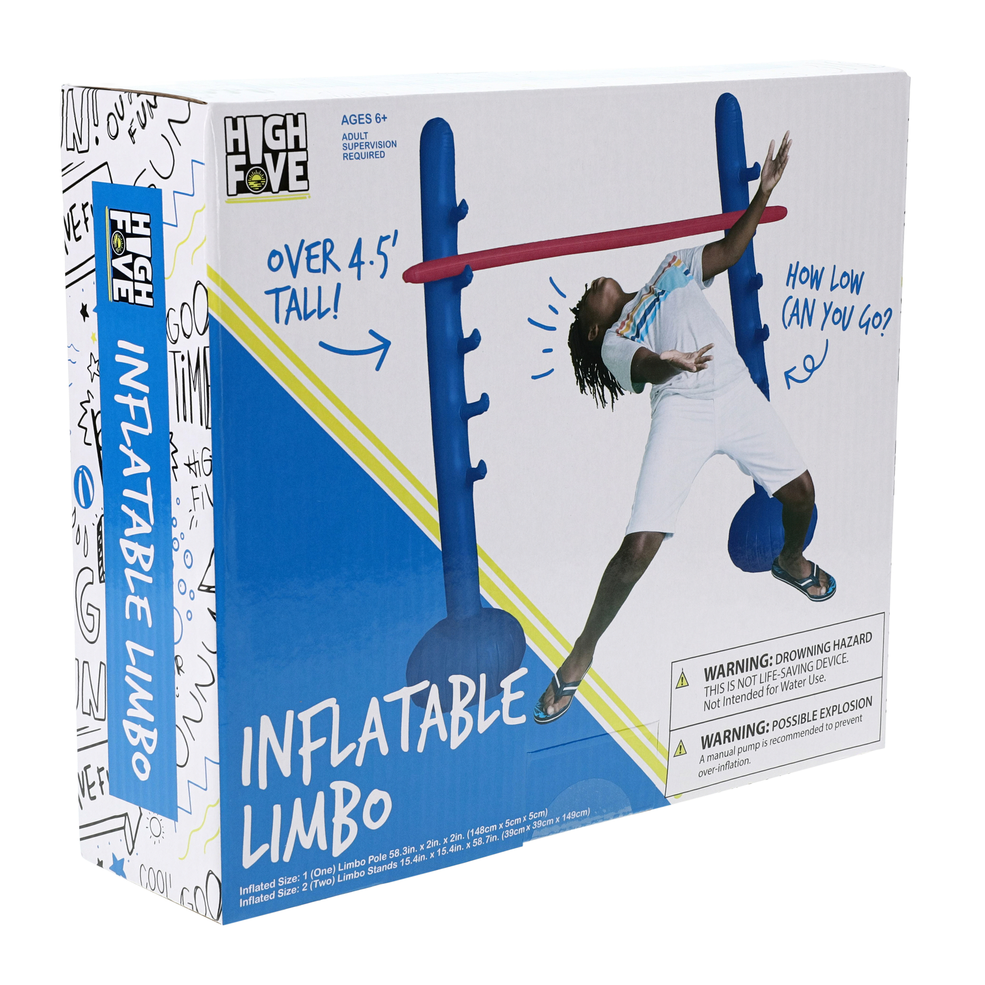 High Five® inflatable Limbo Game Set 4.5ft