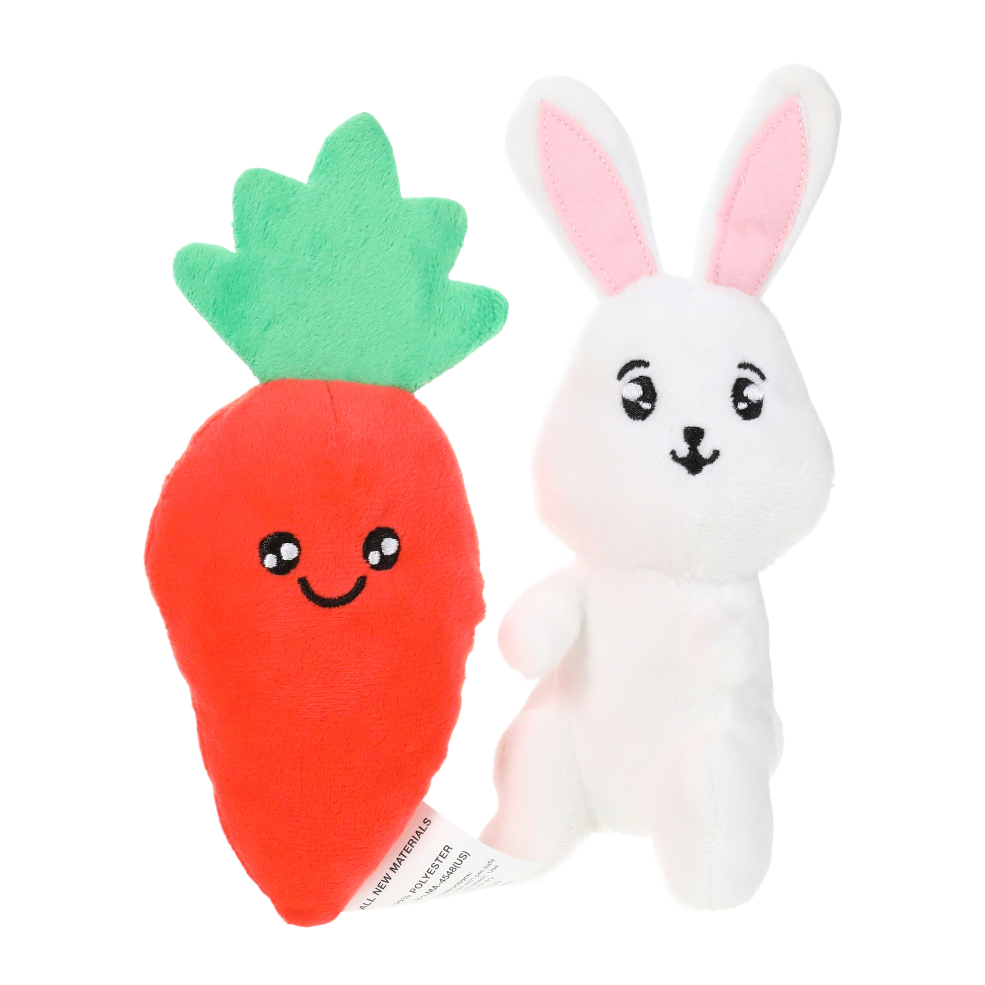 Easter Squeaky Plush Pet Toys 2-Pack