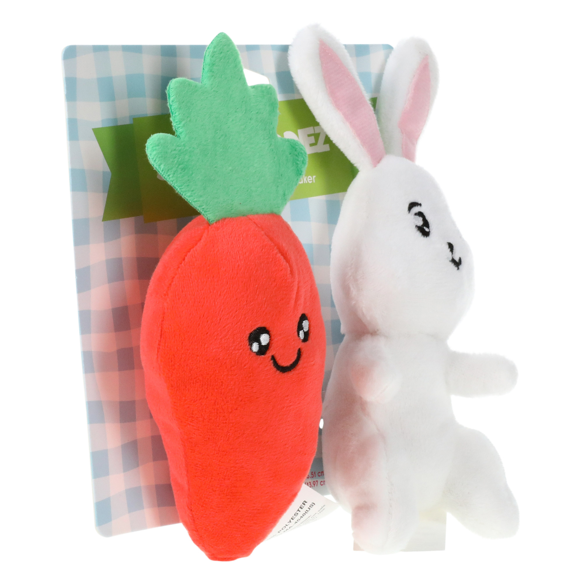 Easter Squeaky Plush Pet Toys 2-Pack
