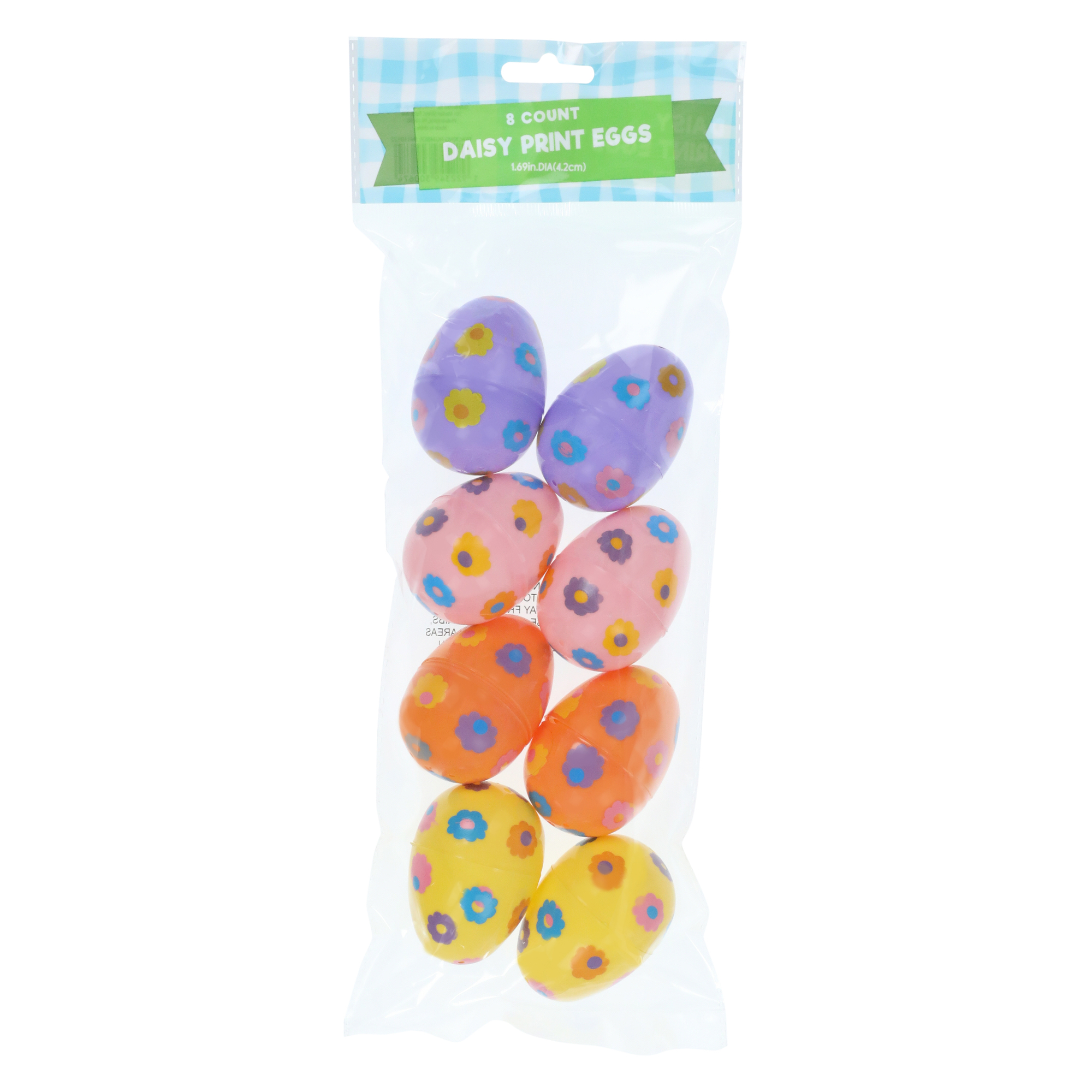 8-Count Printed Fillable Easter Eggs