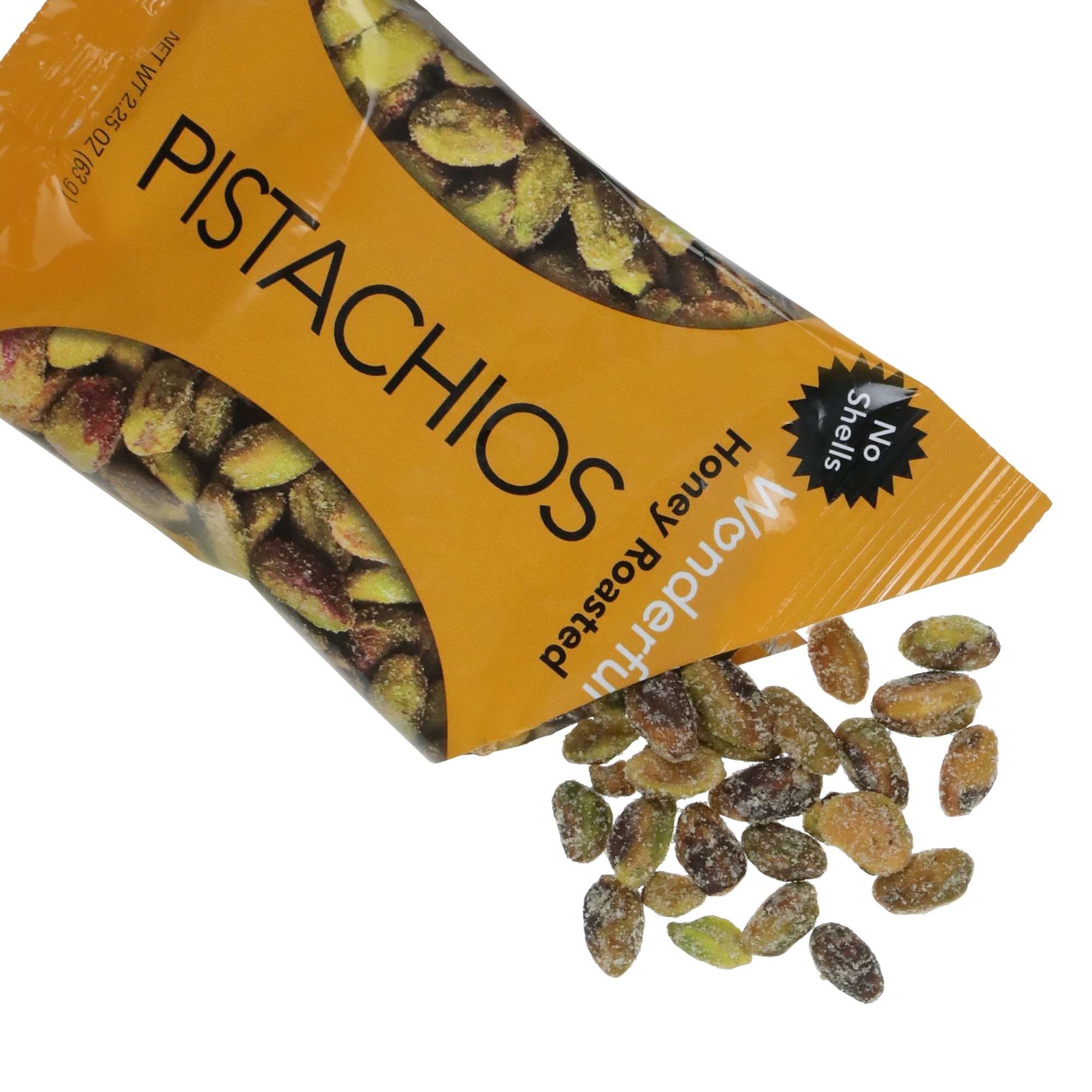Wonderful® Honey Roasted Pistachios, No Shells 2.25oz
