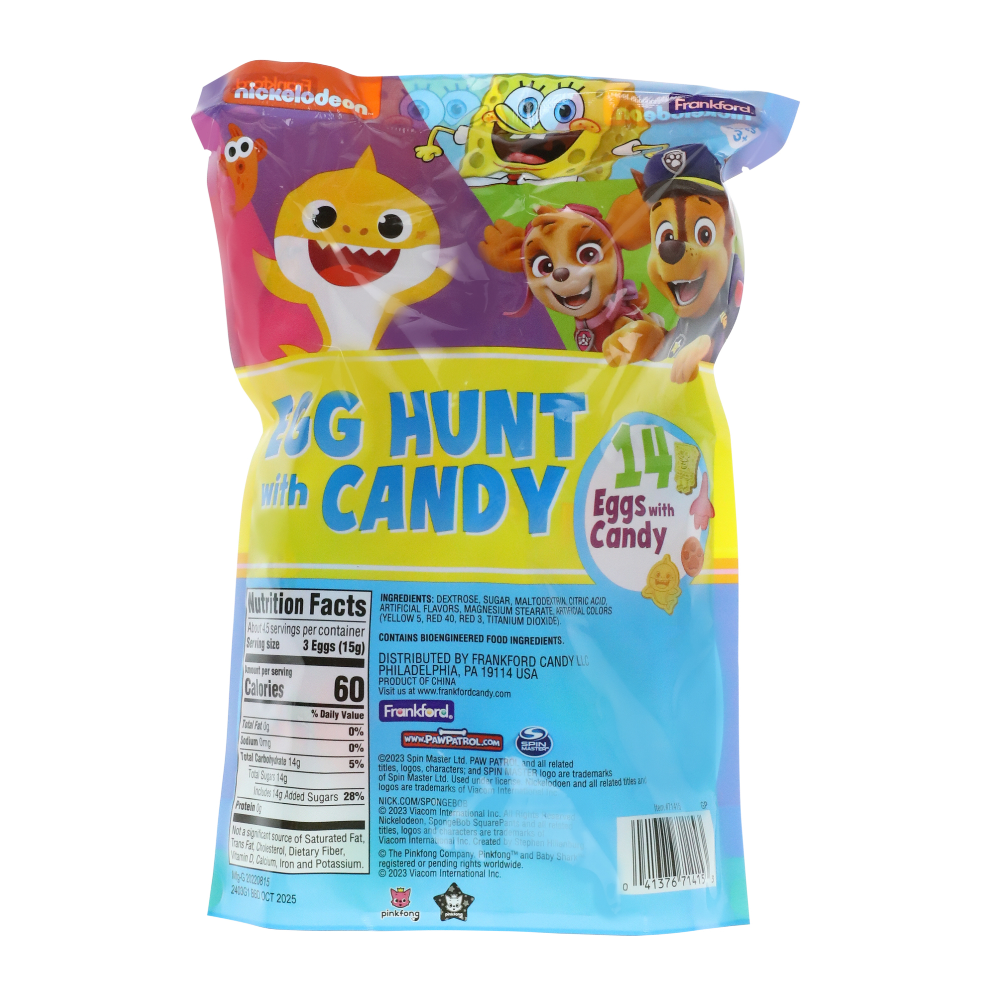 14-Count Nickelodeon™ Egg Hunt Easter Eggs With Candy
