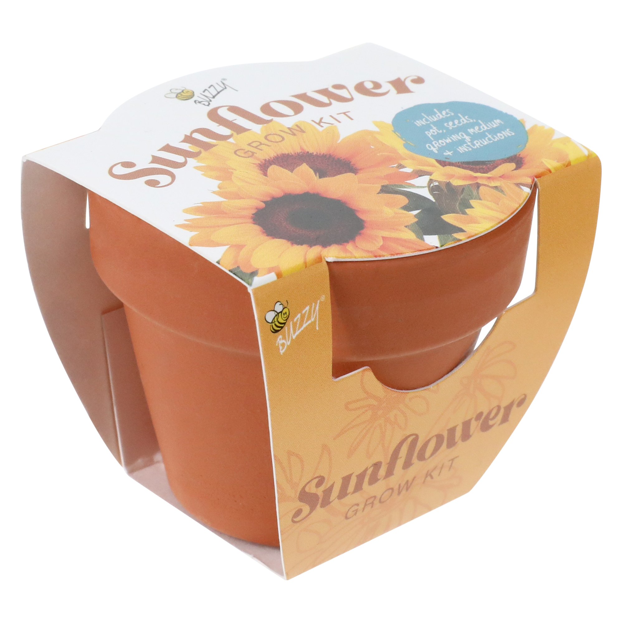 Mini Potted Plant Grow Kit - Sunflower