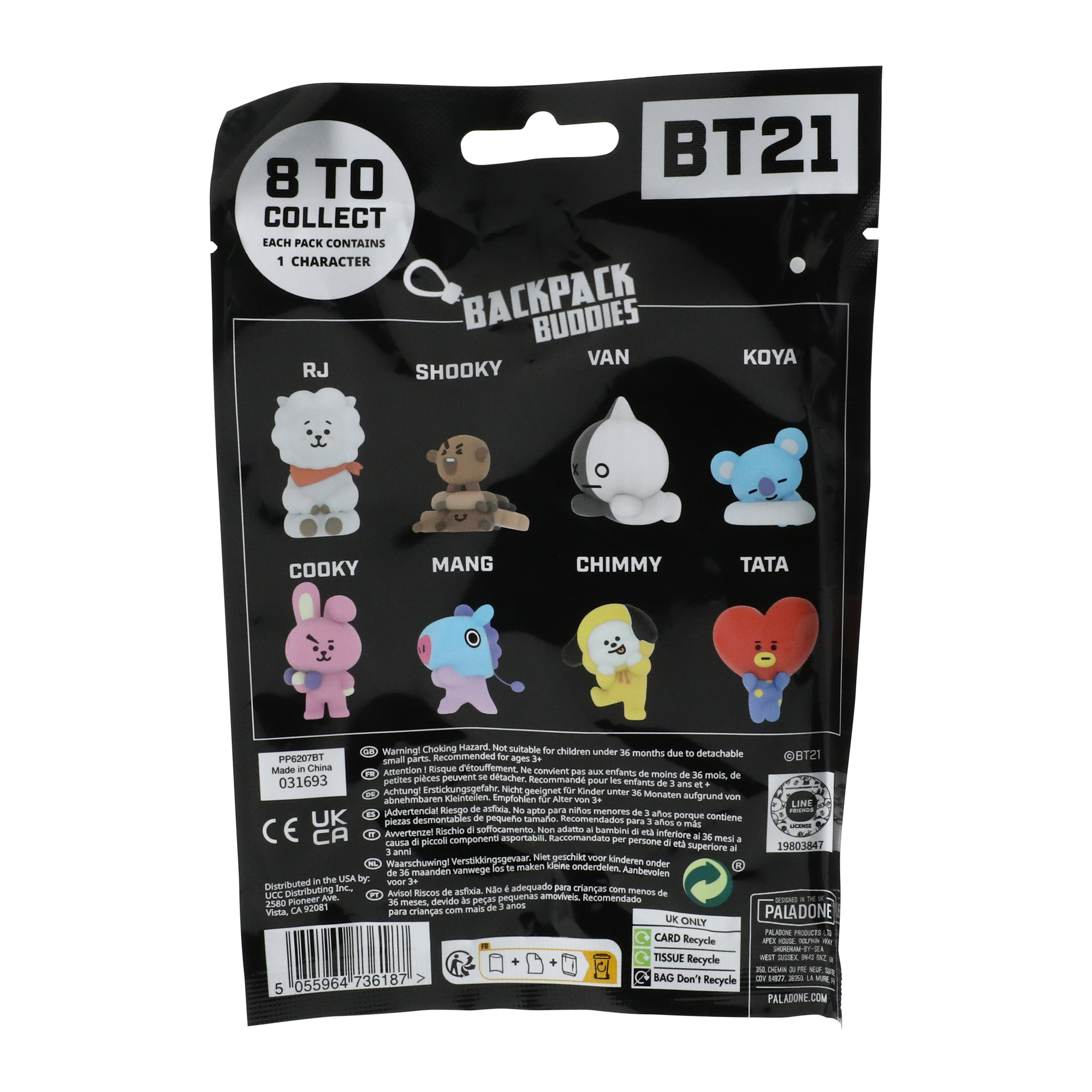 Line Friends Bt21™ Backpack Buddies Blind Bag