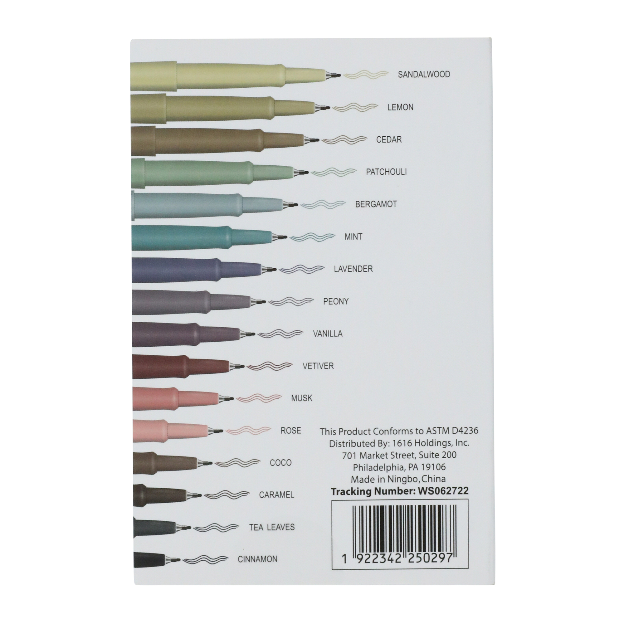 16-Count Scented Felt Tip Pens