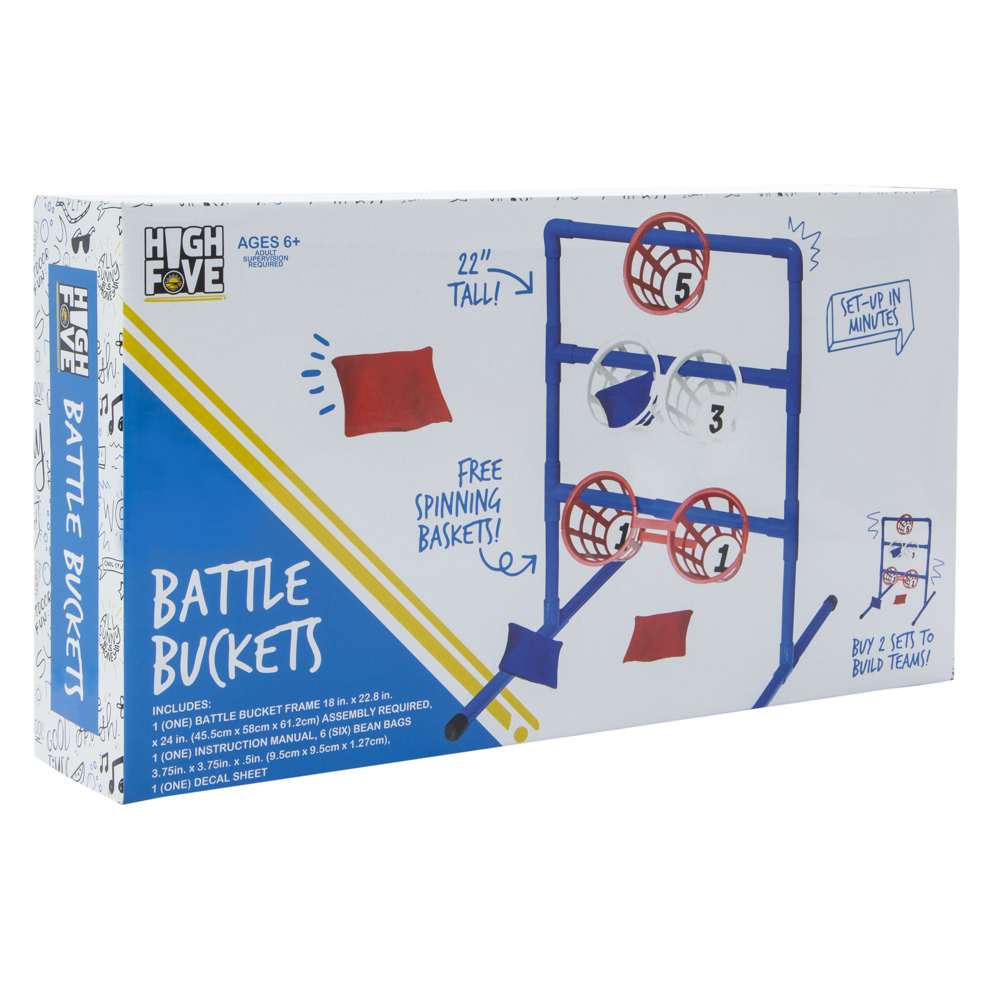 Battle Buckets Bean Bag Game