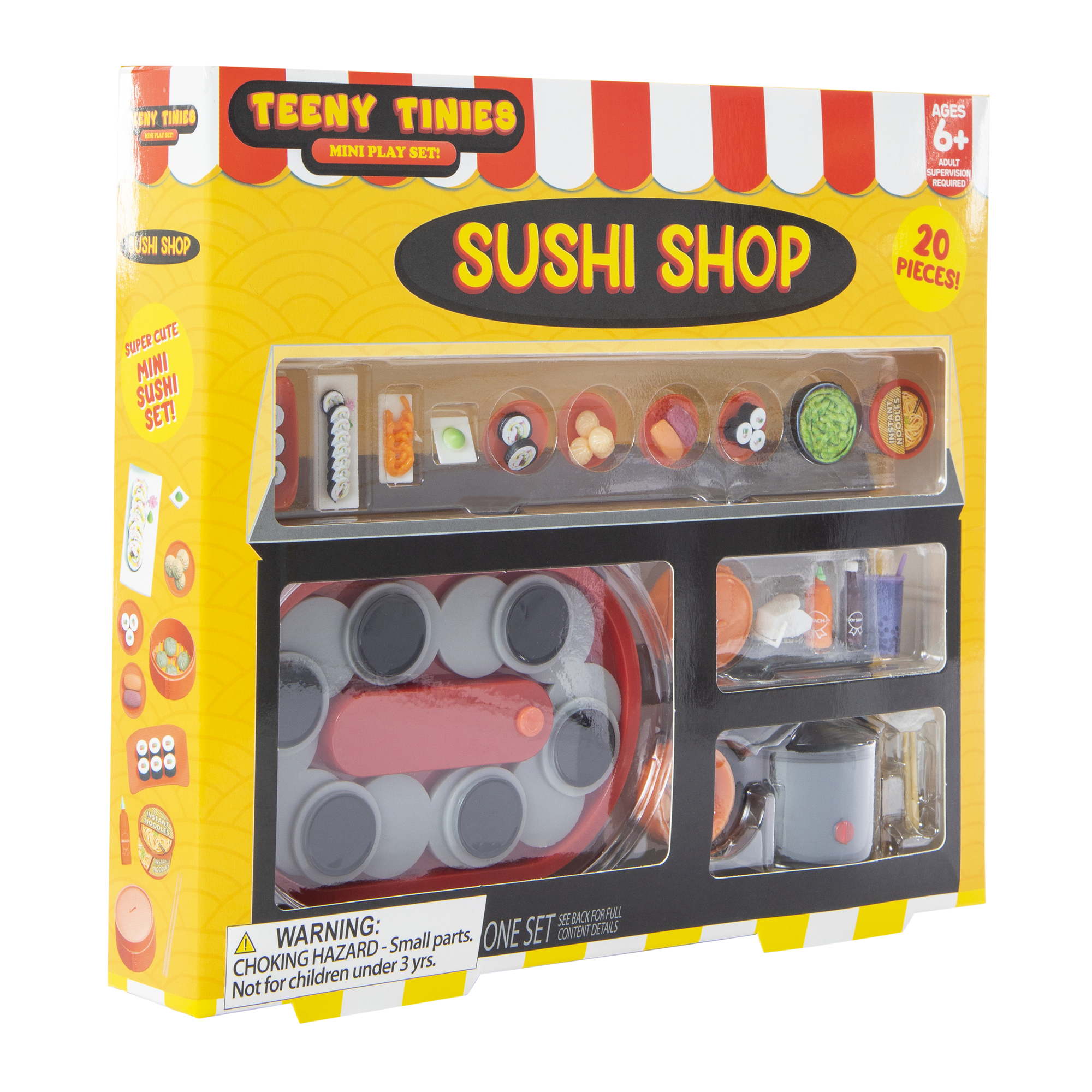 Teeny Tinies Sushi Shop Mini Food Play Set 20-Piece