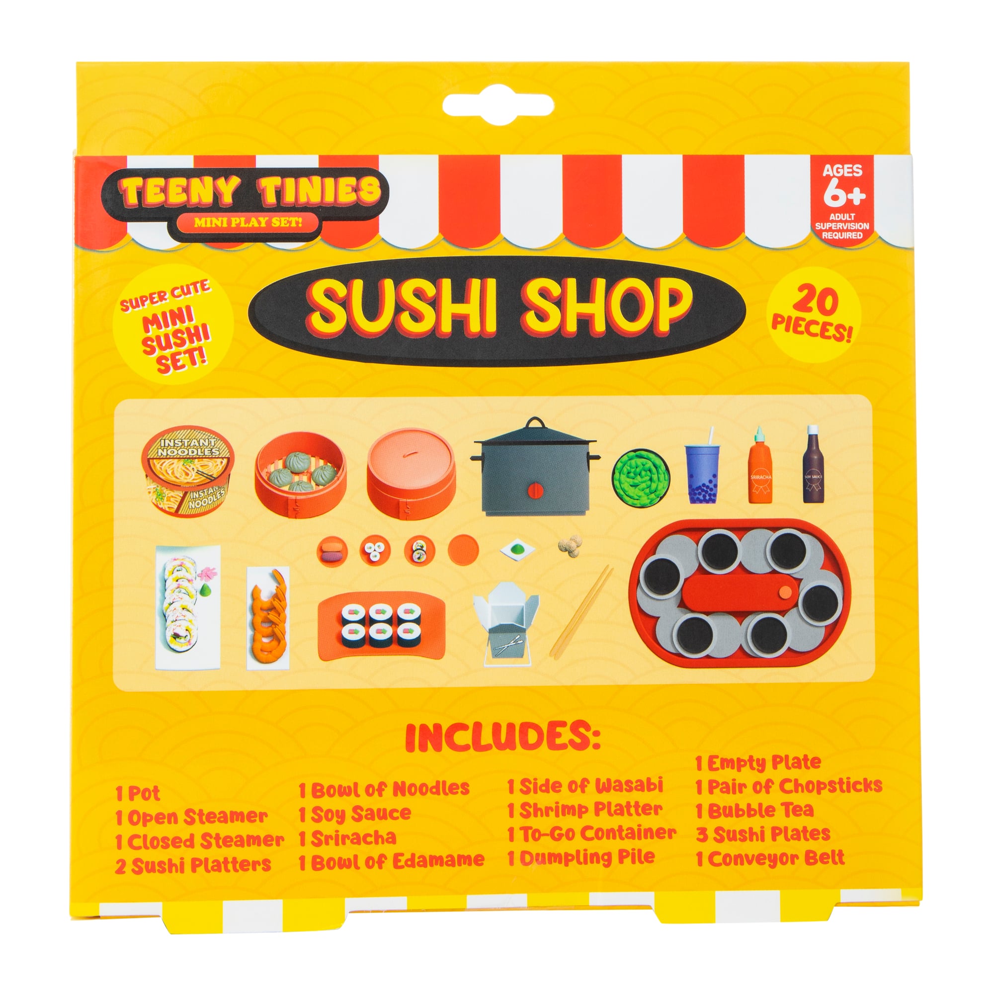 Teeny Tinies Sushi Shop Mini Food Play Set 20-Piece