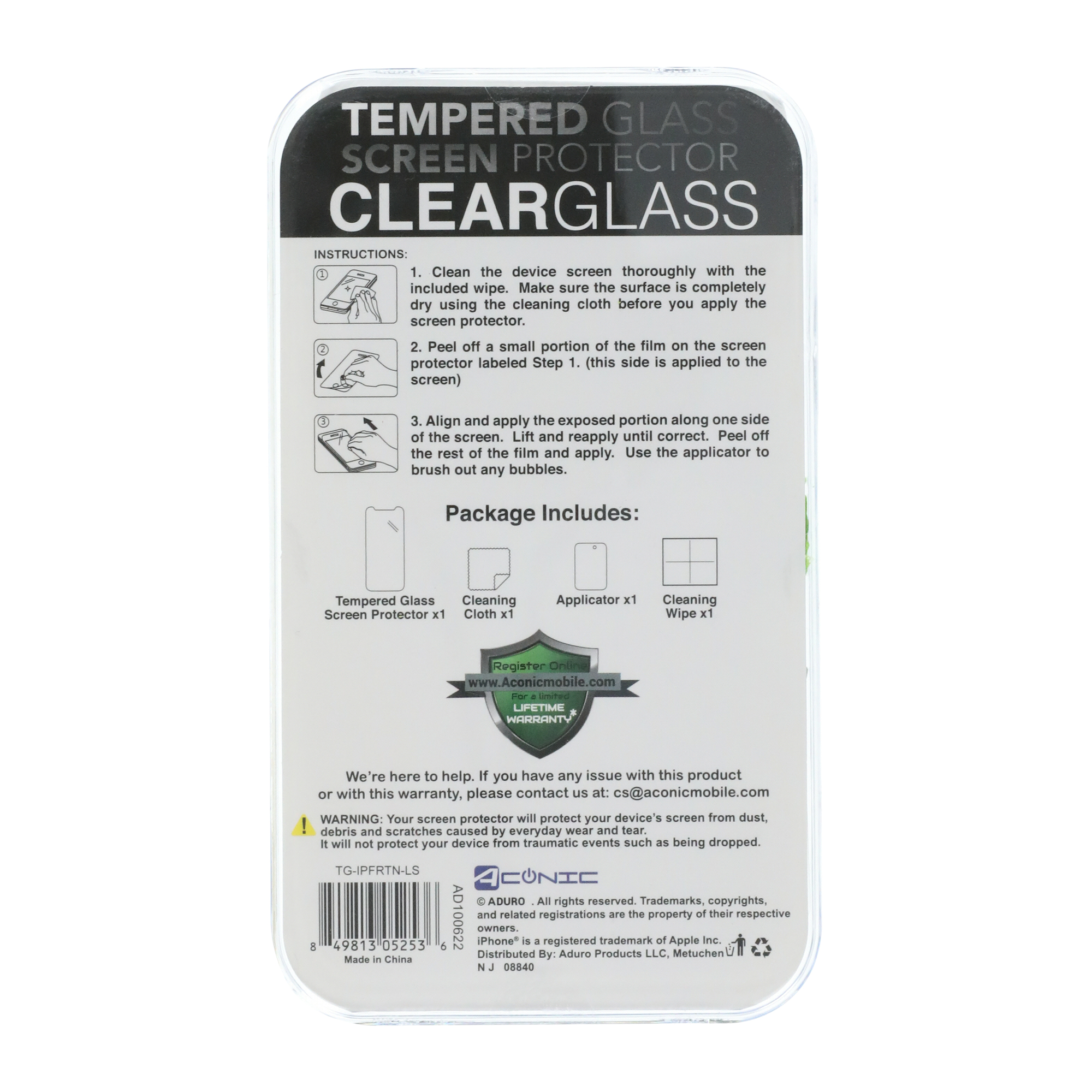 iPhone 14 Plus®/ 13 Pro Max® Tempered Glass Screen Protector