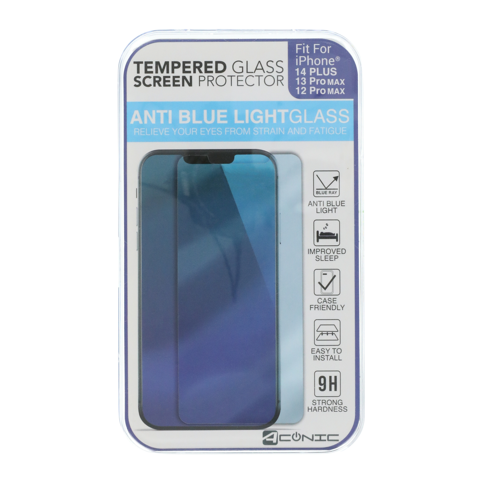 iPhone 14 Plus®/ 13 Pro Max® Tempered Glass Blue Light Screen Protector