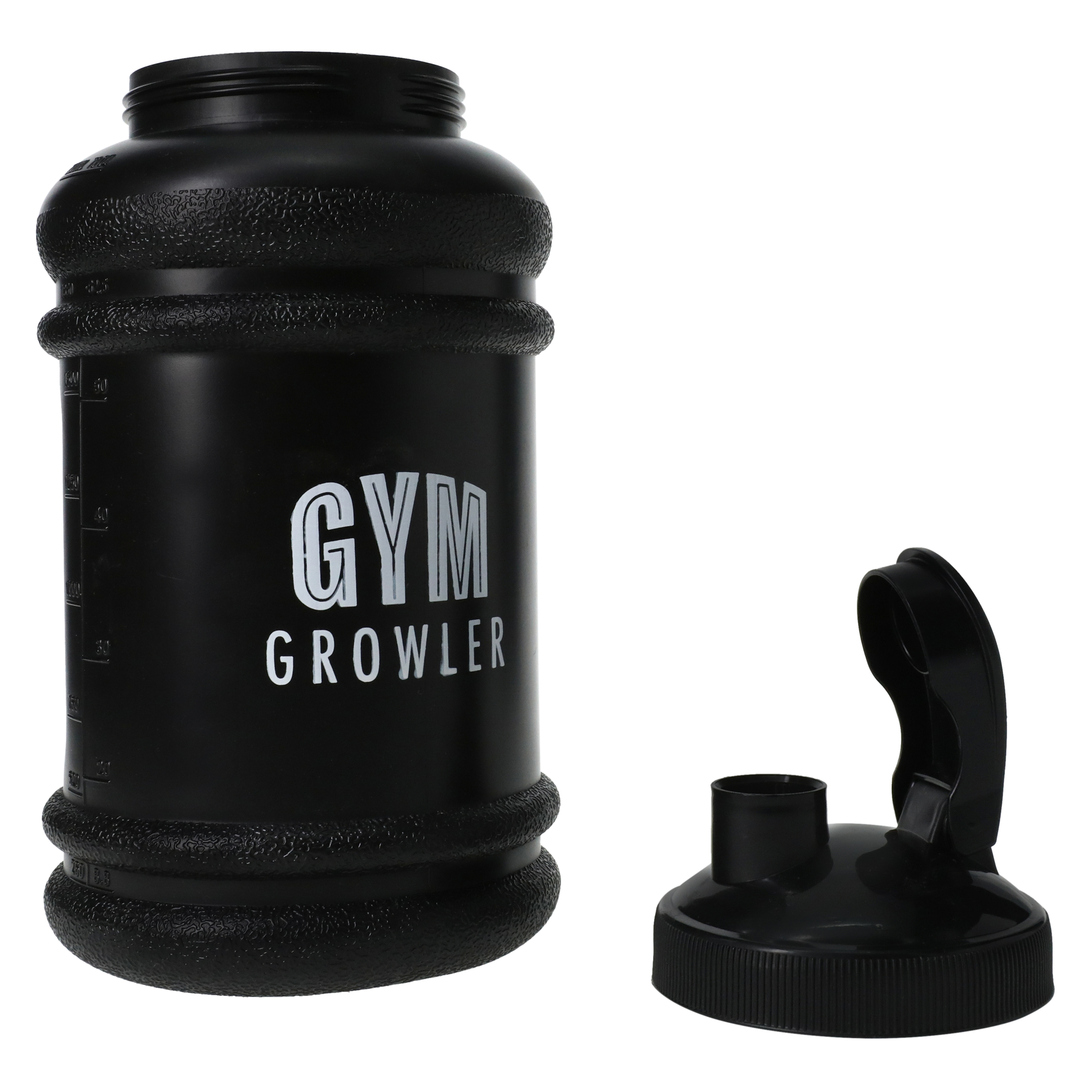 Gym Growler Flip-Cap Jumbo Water Bottle 73oz