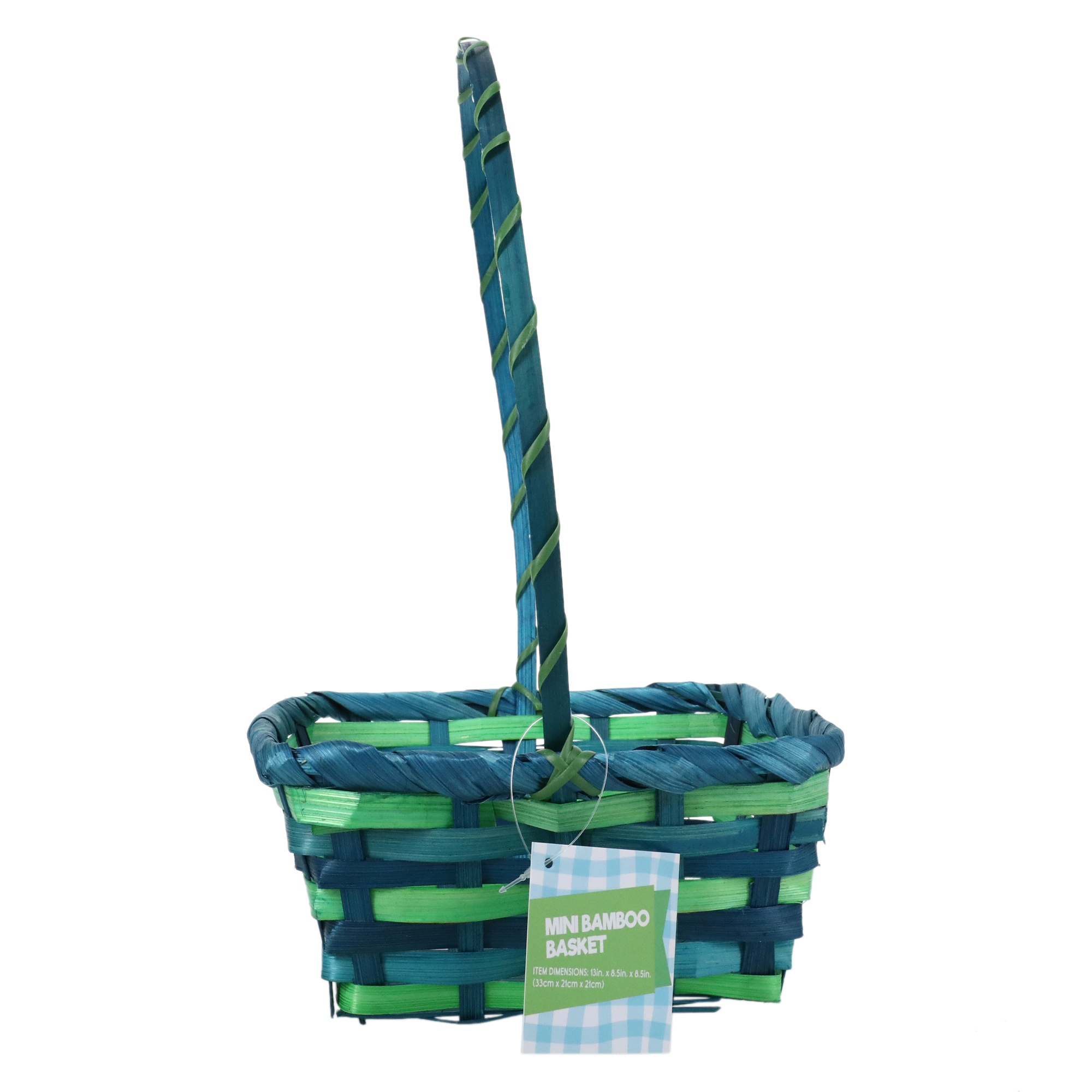 Mini Bamboo Easter Basket 8.5in