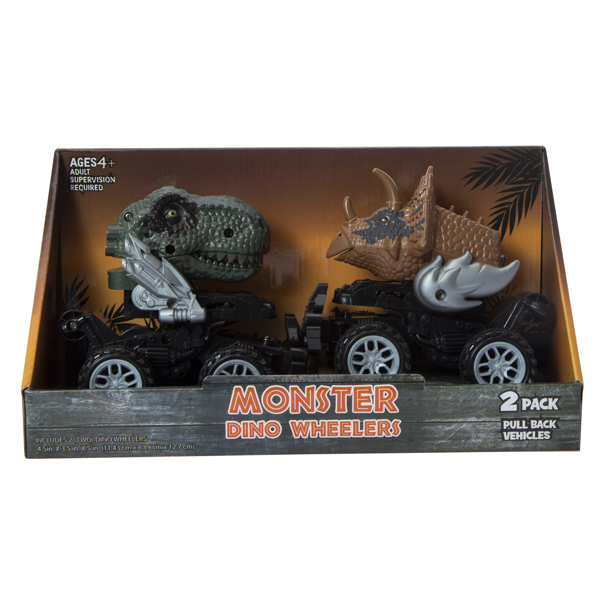 Monster Dino Wheelers 2-Pack