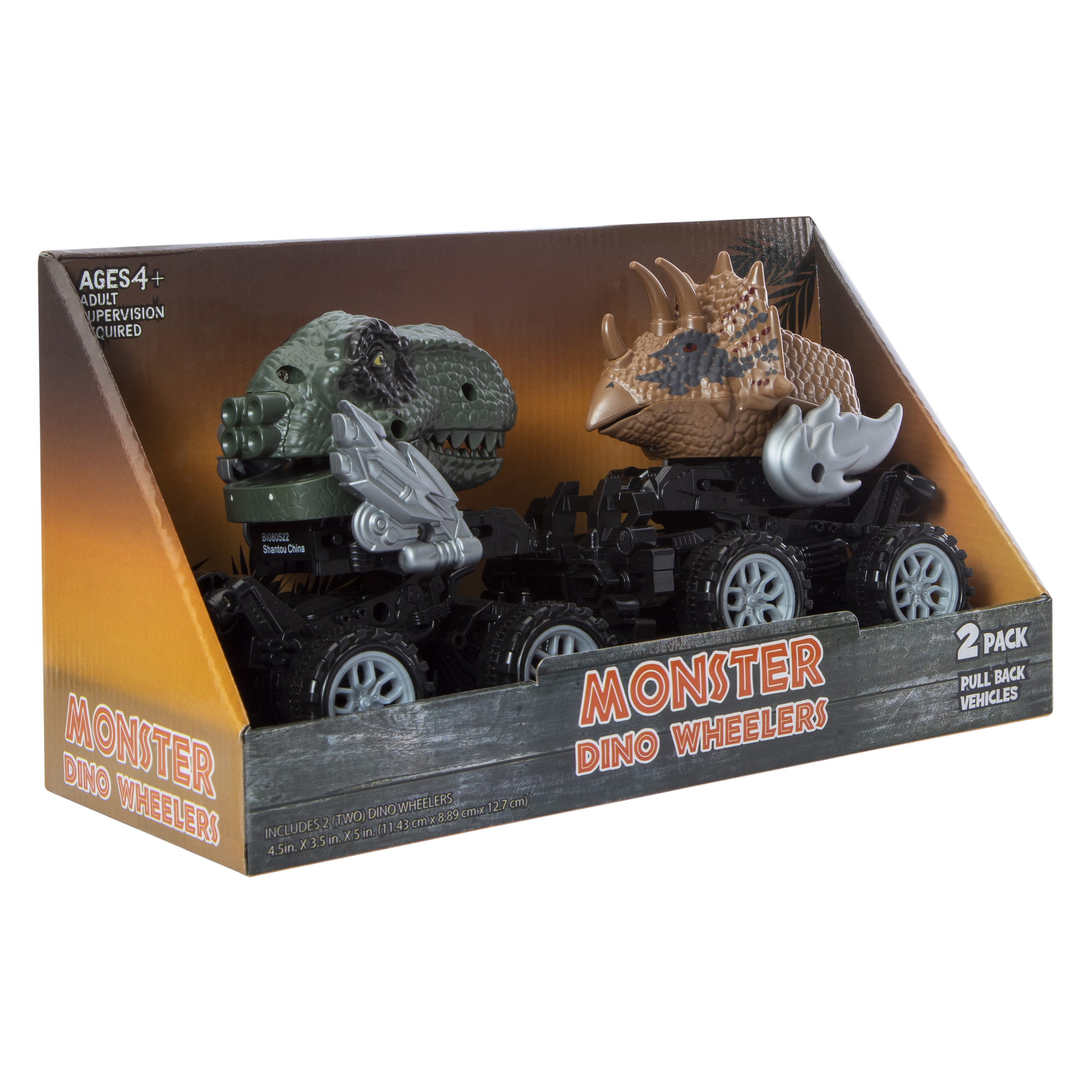 Monster Dino Wheelers 2-Pack