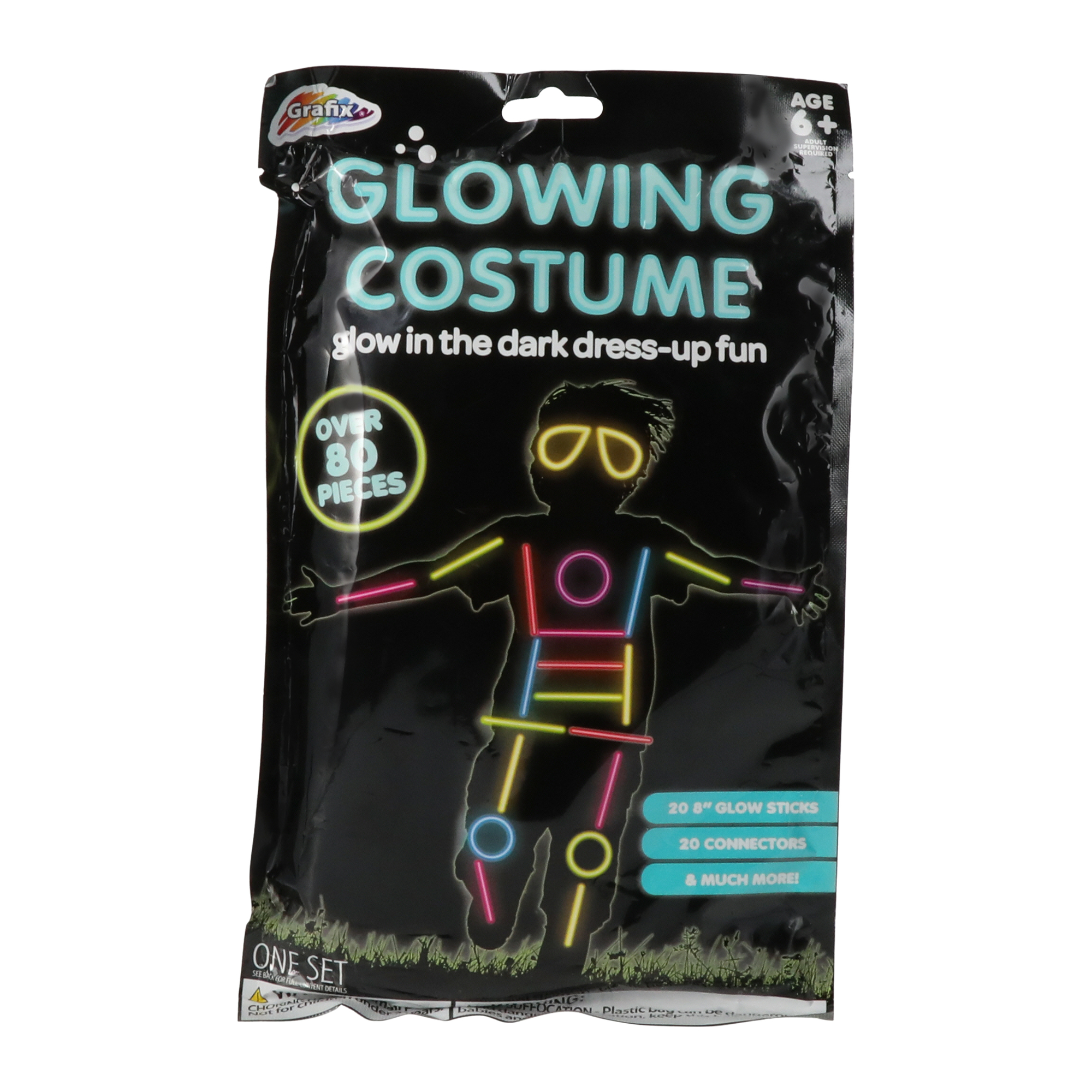 Glowing Costume 80+ Piece Set