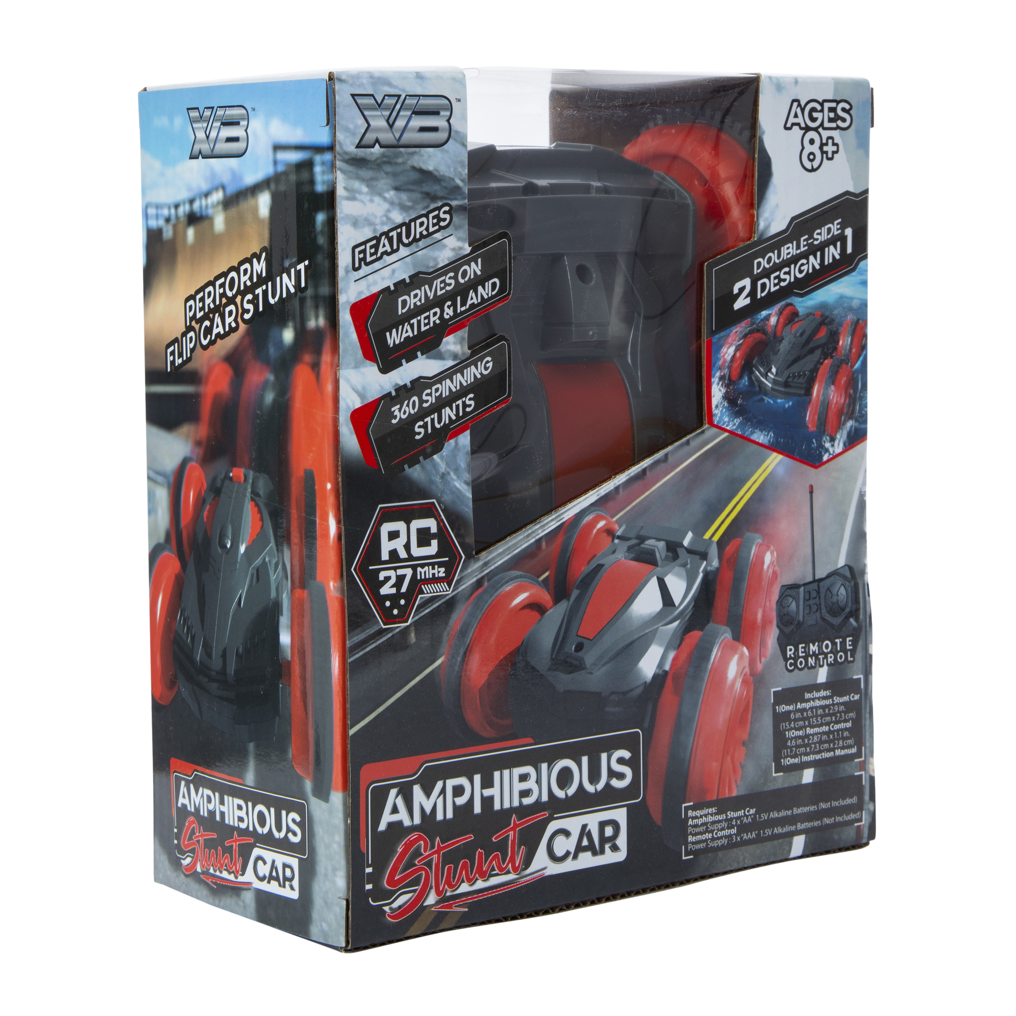 Remote Control Amphibious Stunt Car