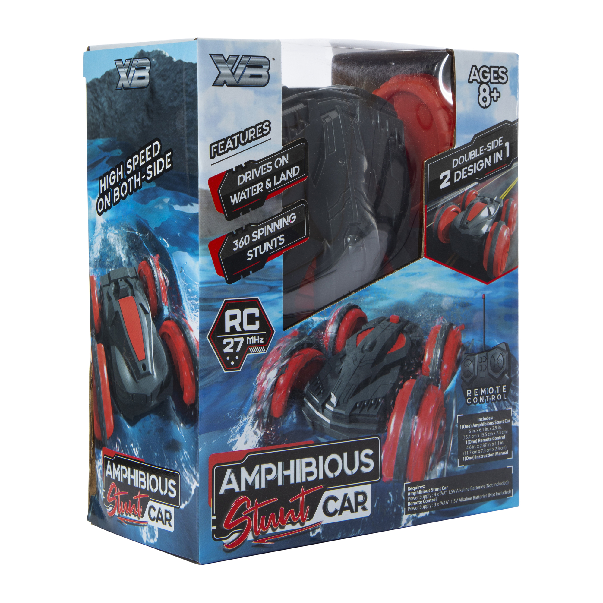 Remote Control Amphibious Stunt Car