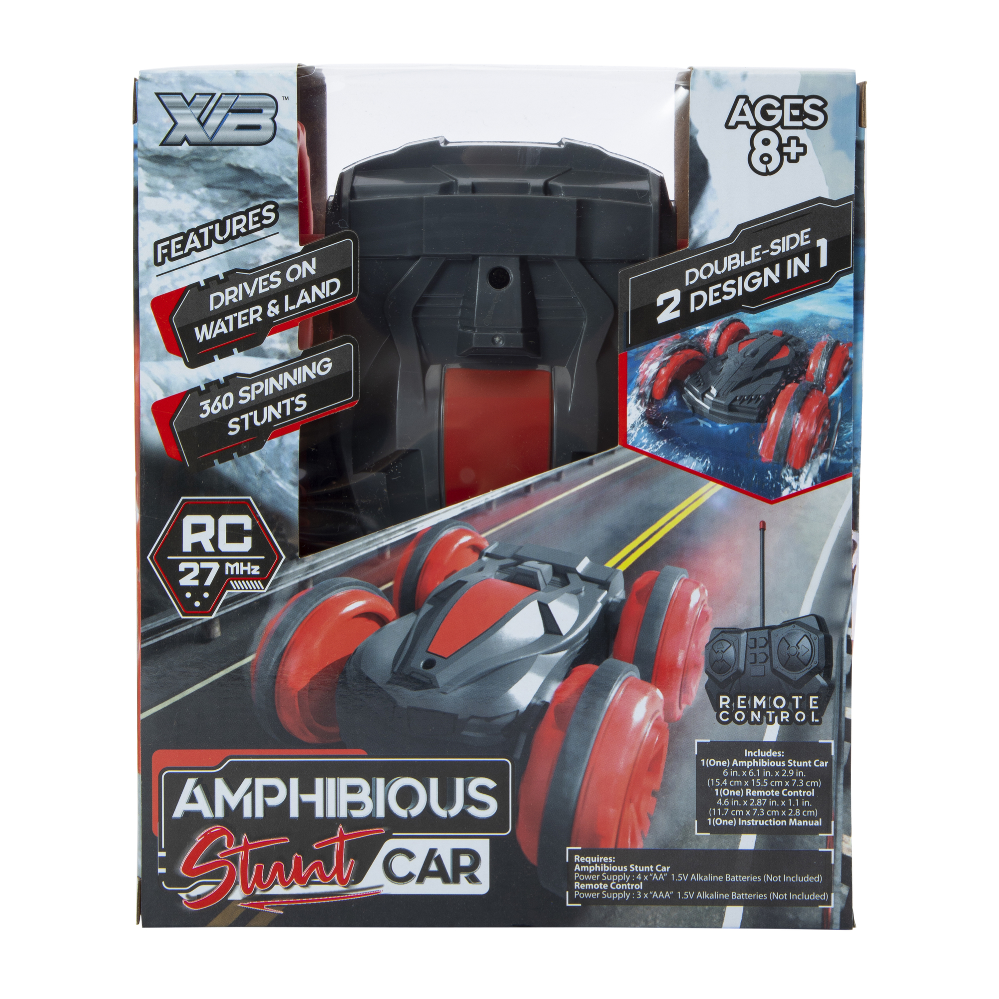 Remote Control Amphibious Stunt Car