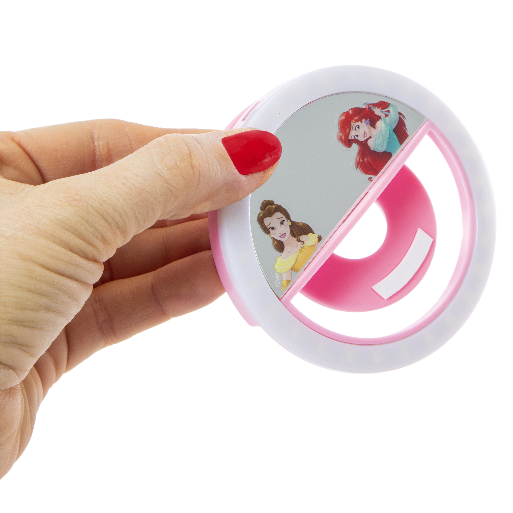 Disney Princess Light Up Makeup Mirror Beauty Set 4-Piece