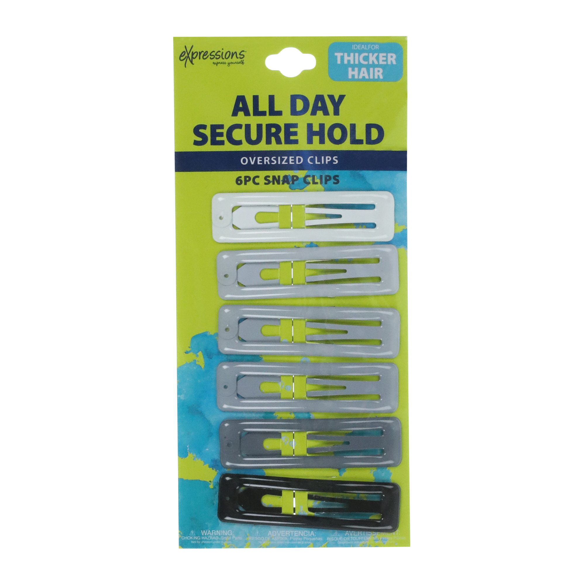 Rectangle Snap Clips 6-Count