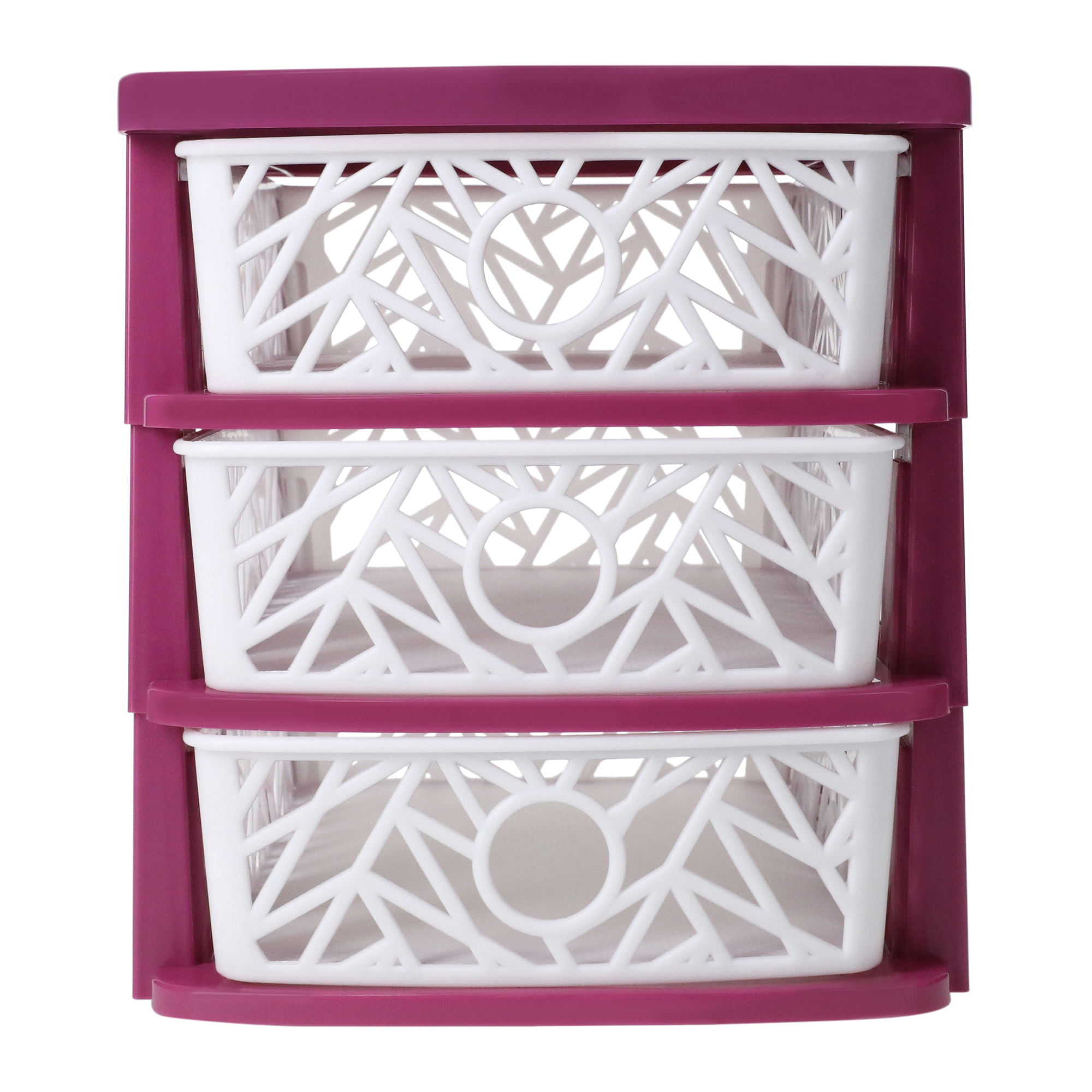 Crystal Cut 3-Drawer Mini Organizer 7.5in