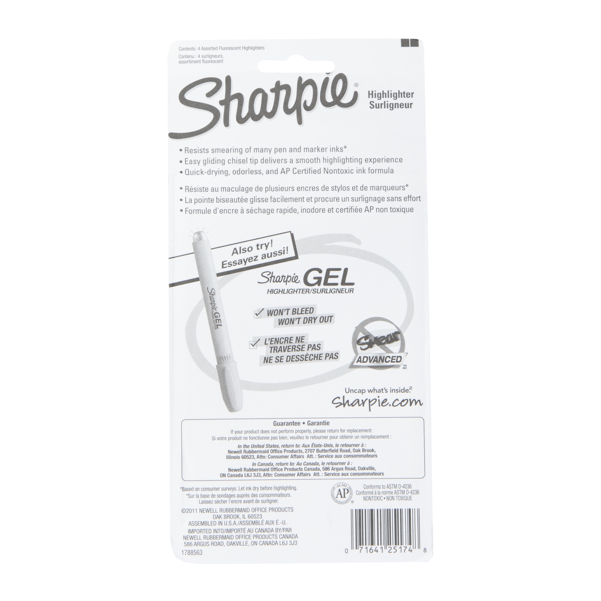 Sharpie® Highlighter Markers 4-Pack