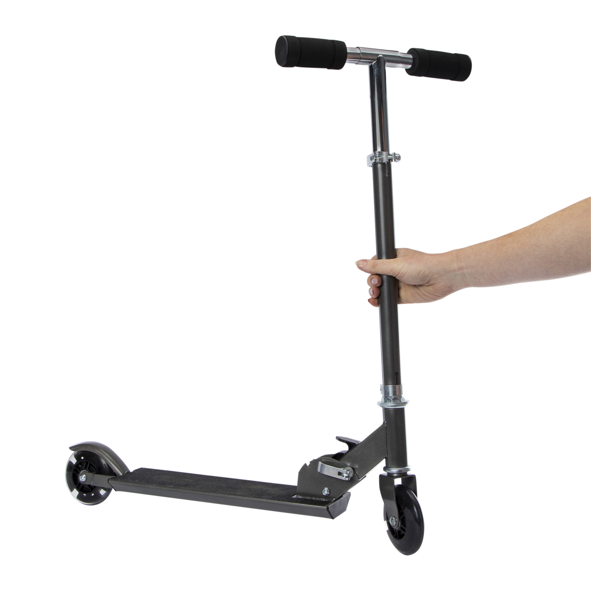 Pro Rider Kids' Folding Light-Up Scooter With LED Wheels