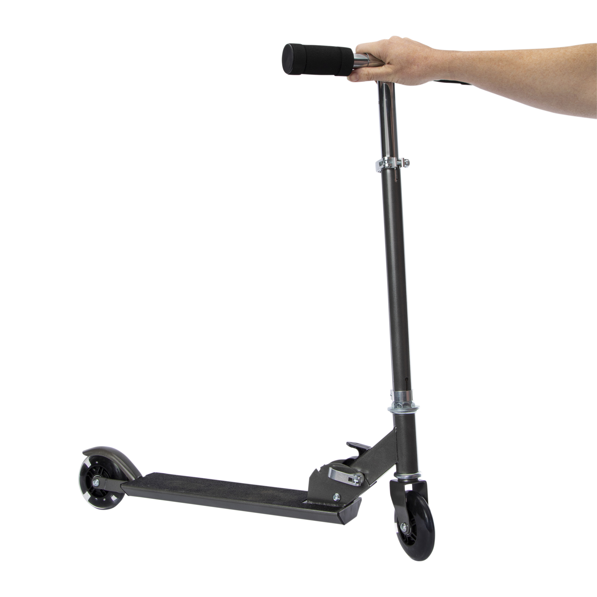Pro Rider Kids' Folding Light-Up Scooter With LED Wheels