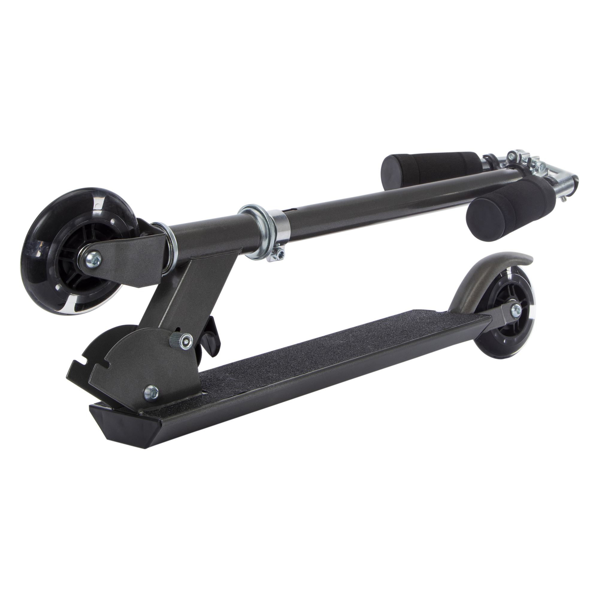 Pro Rider Kids' Folding Light-Up Scooter With LED Wheels