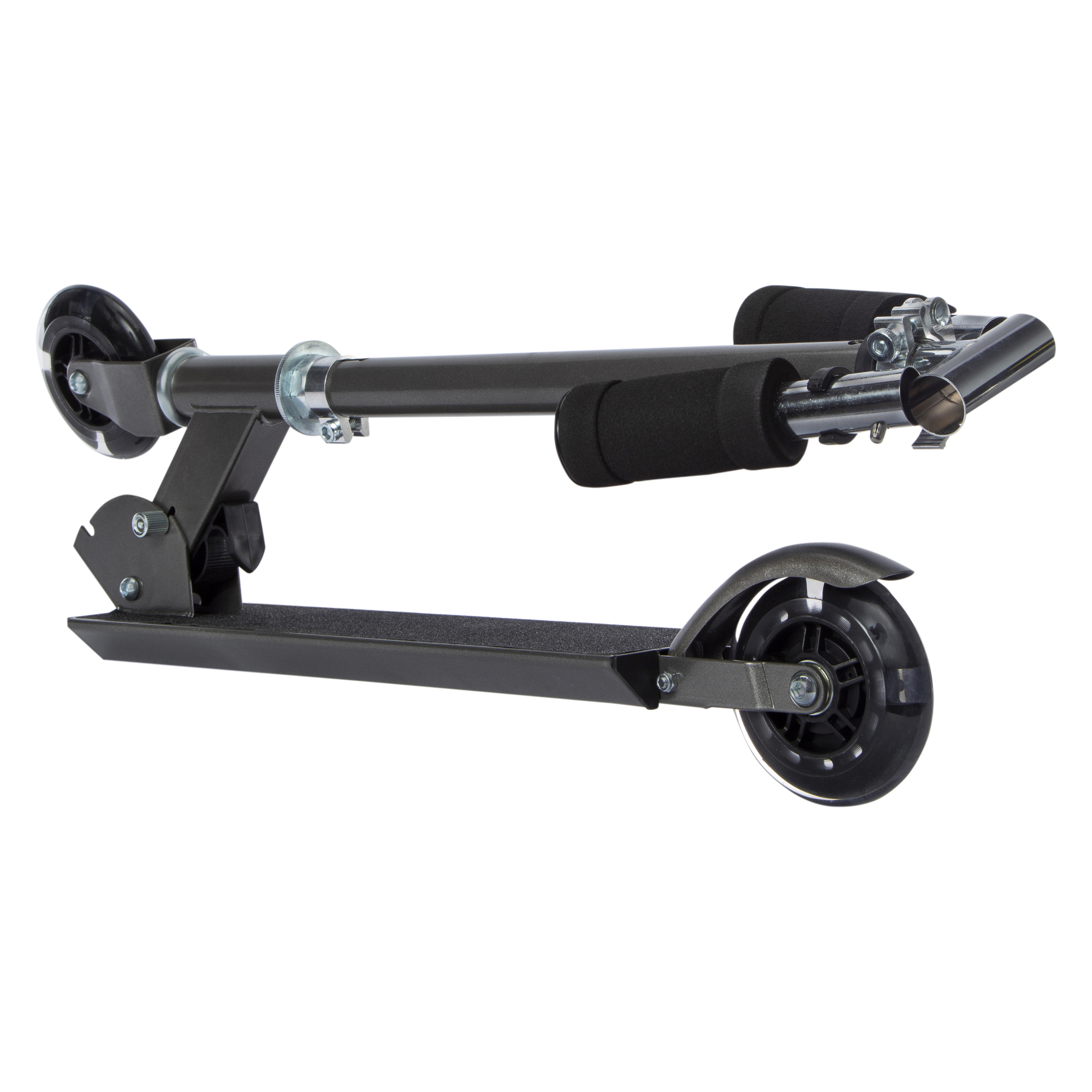 Pro Rider Kids' Folding Light-Up Scooter With LED Wheels
