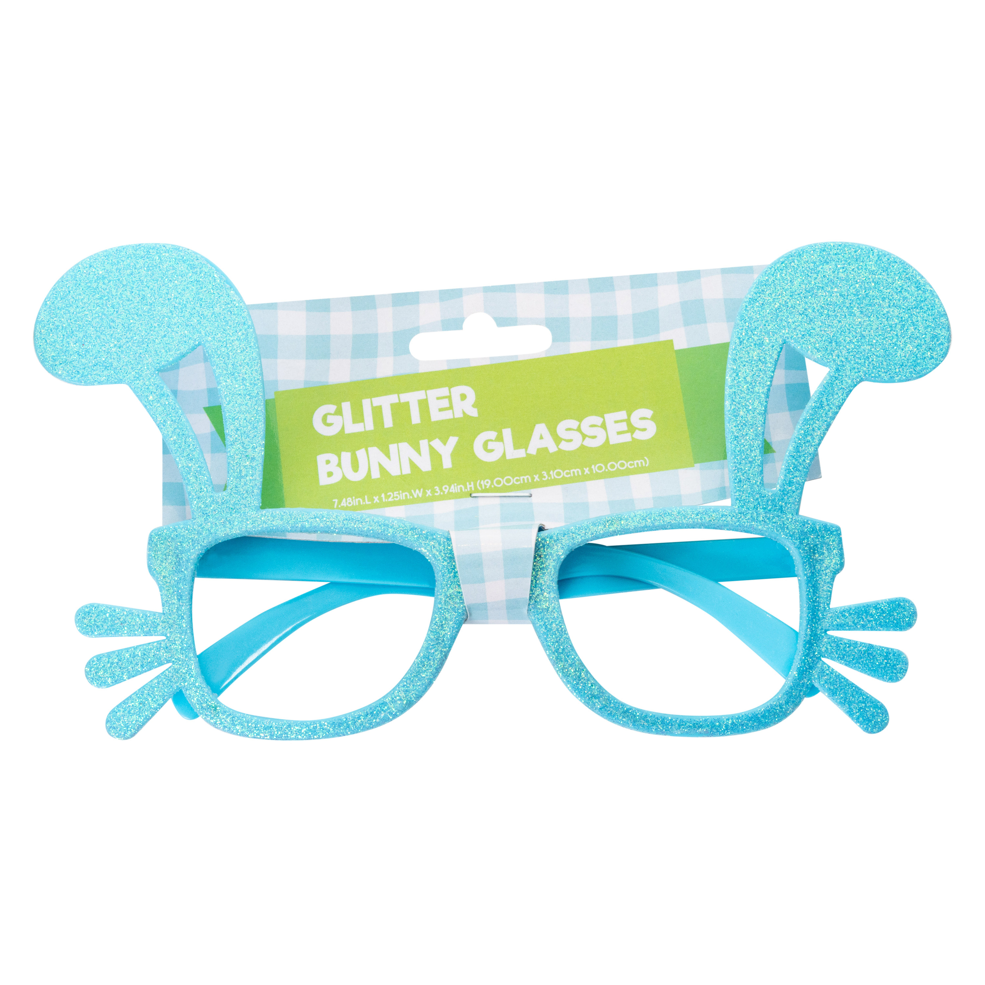 Easter Glitter Bunny Glasses