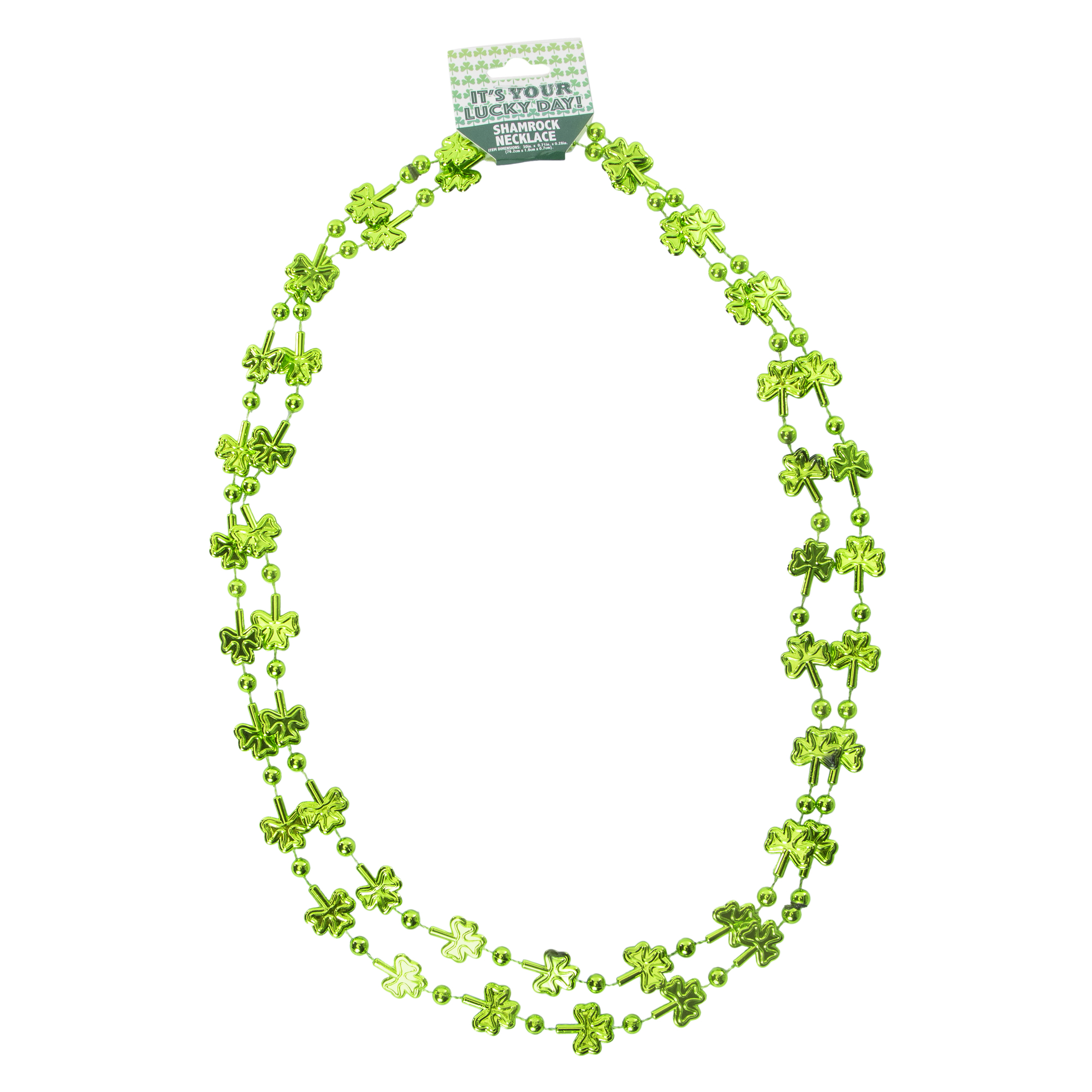St. Patrick’S Day Shamrock Necklaces 2-Pack