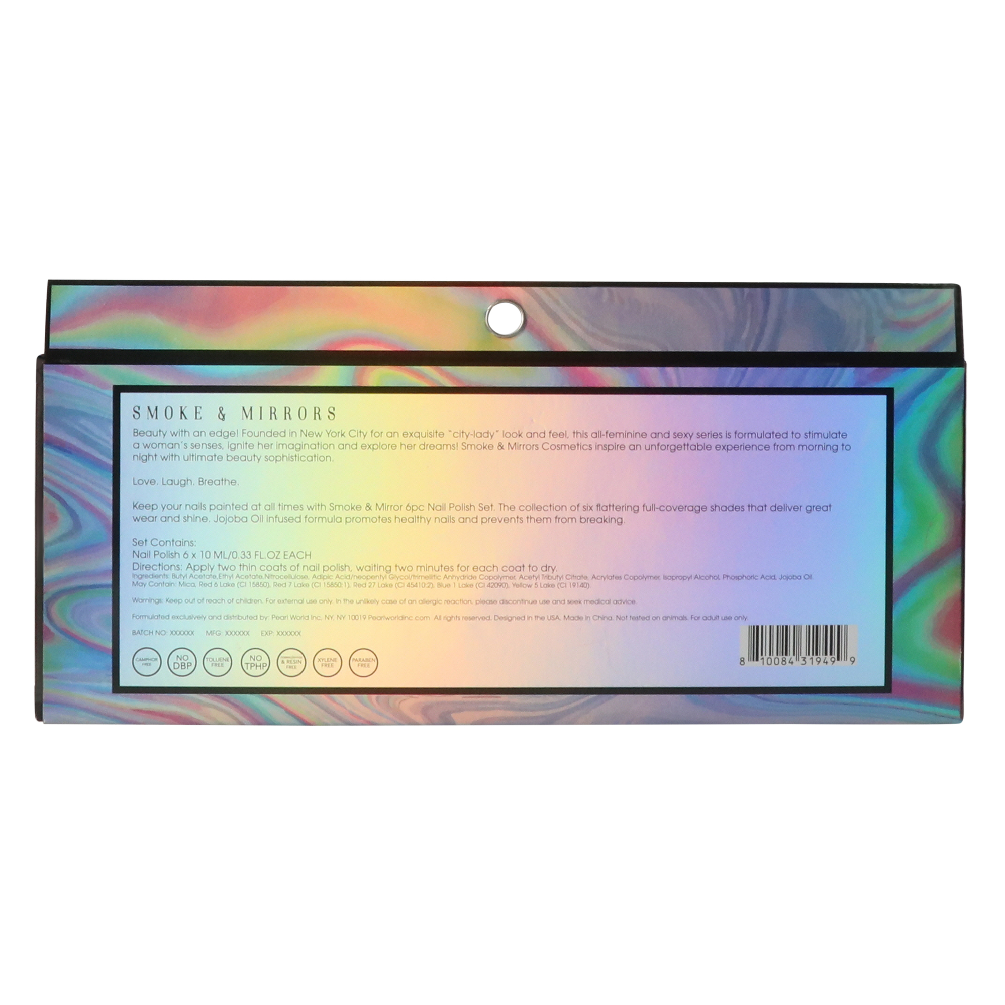 Smoke & Mirrors Holographic Nail Polish Set 6-Count