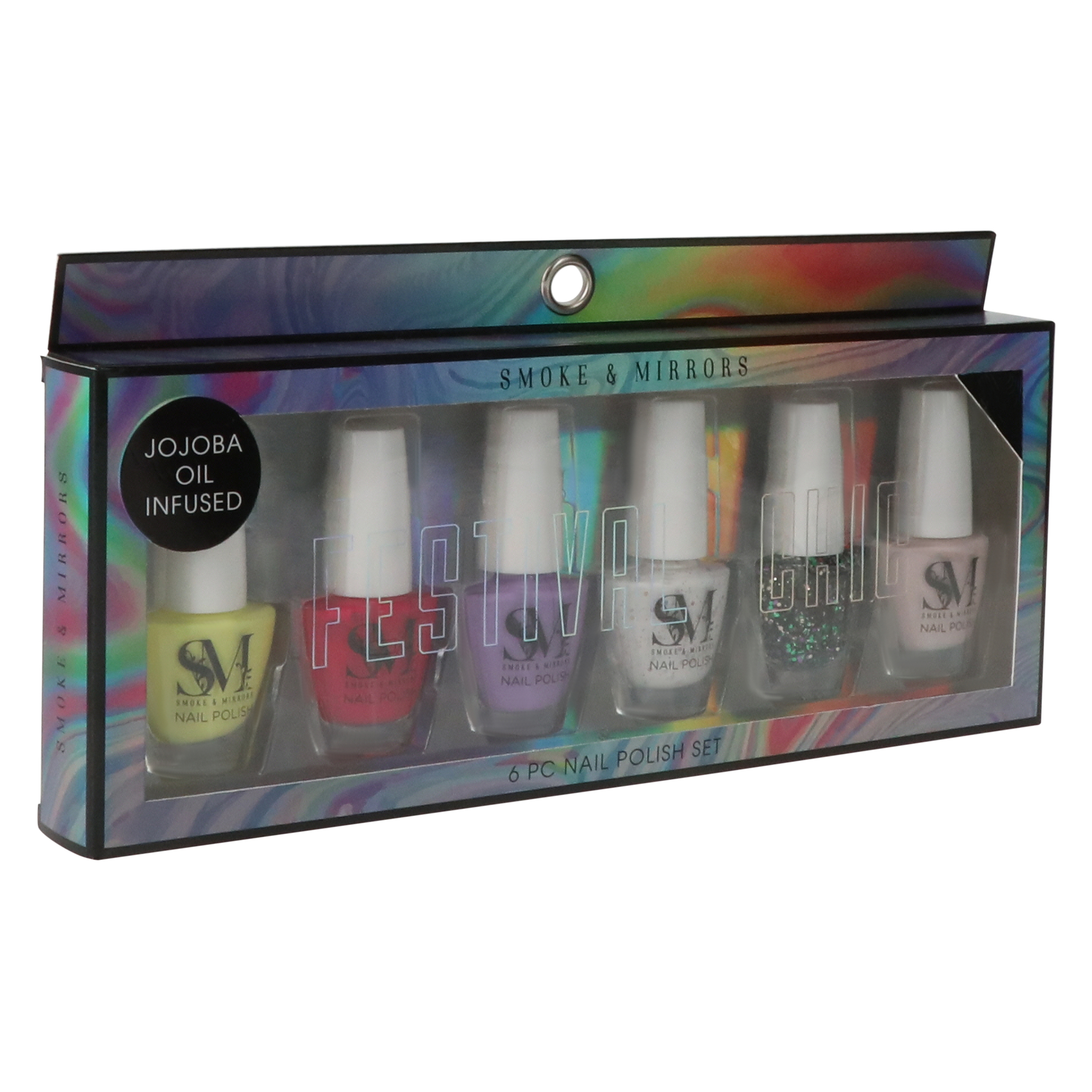 Smoke & Mirrors Holographic Nail Polish Set 6-Count