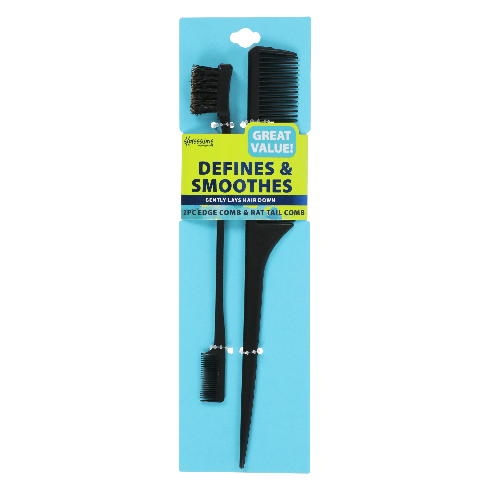 Edge Comb & Rat Tail 2-Piece