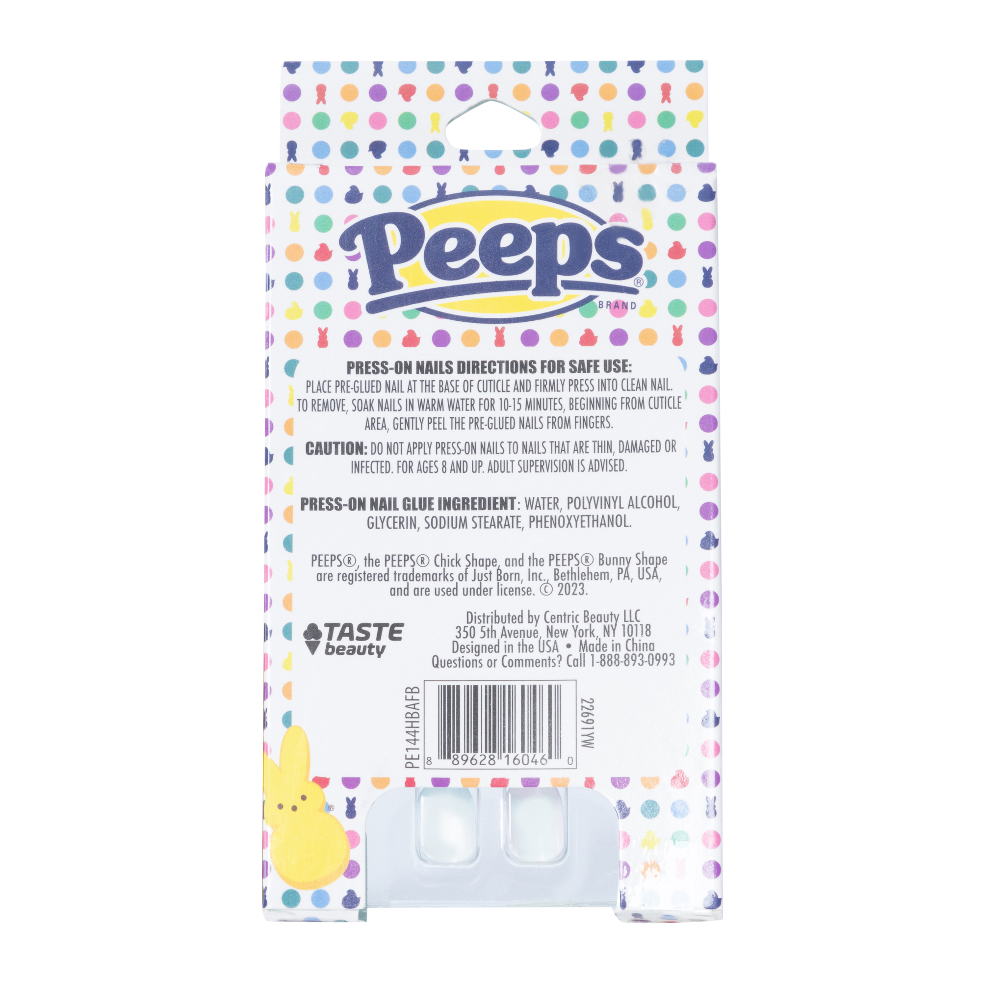 Peeps® Press On Nails 18-Piece Set