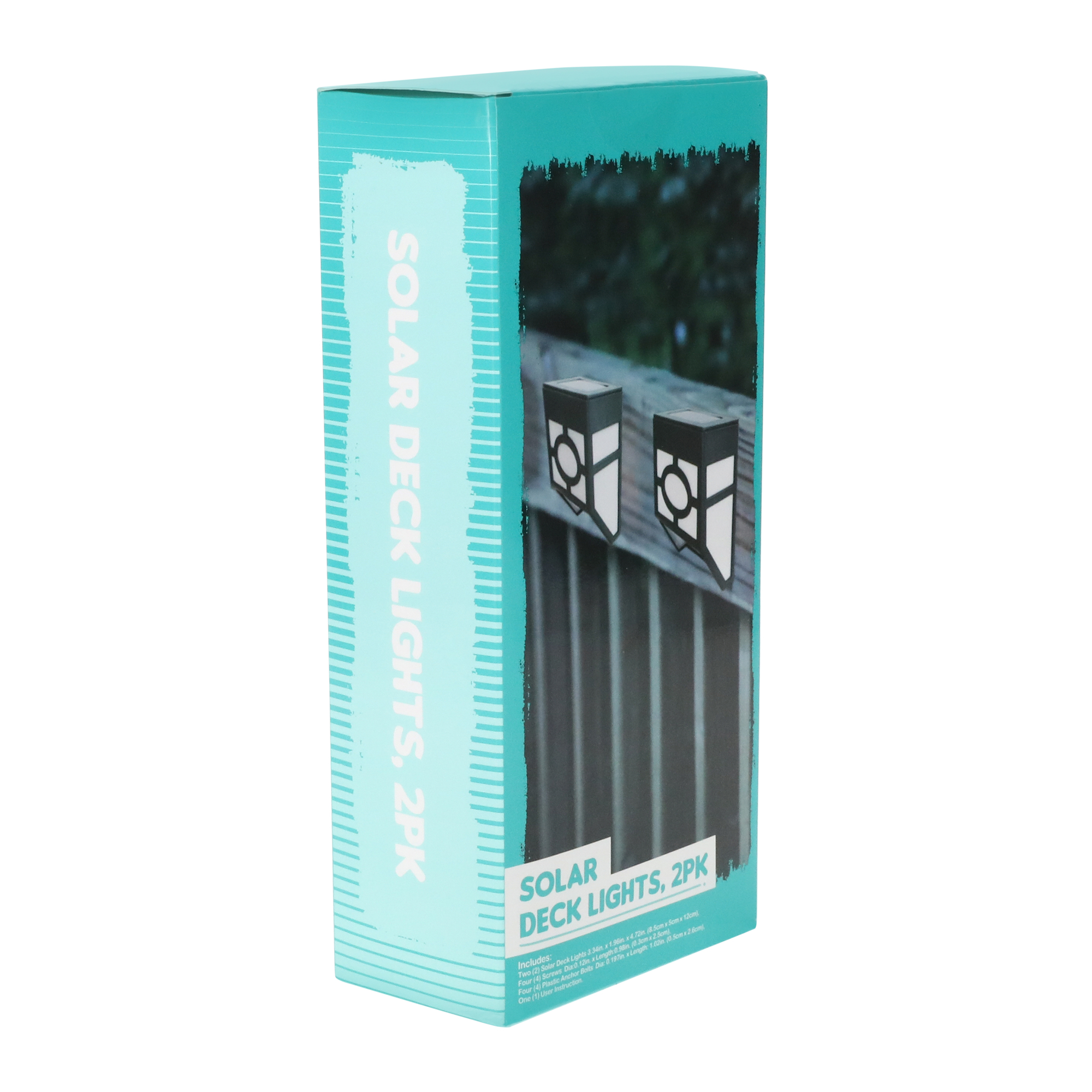 Solar Deck Lights 2-Pack